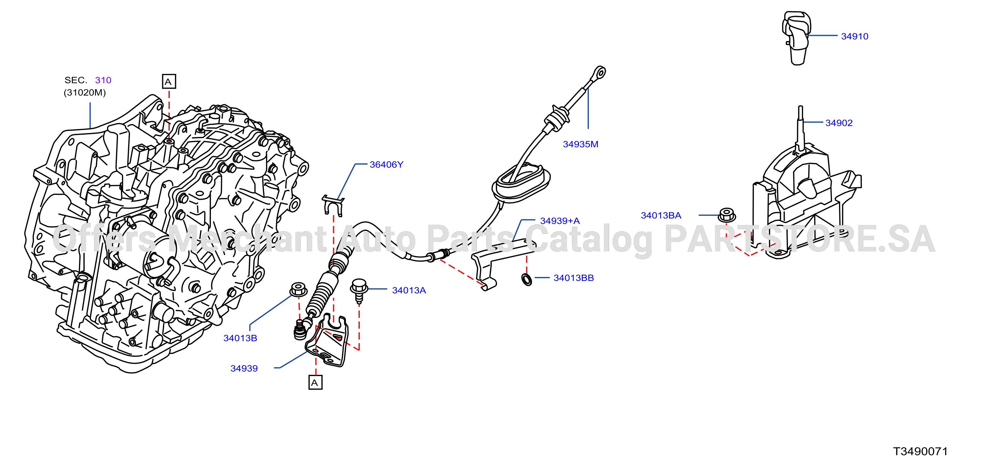 Auto Transmission Control Device