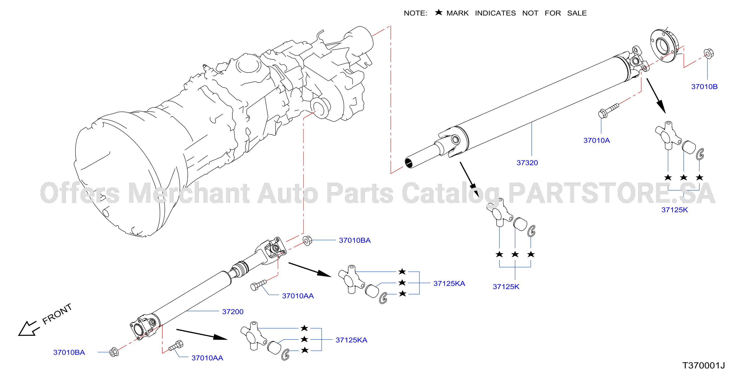 Propeller Shaft 4Wd