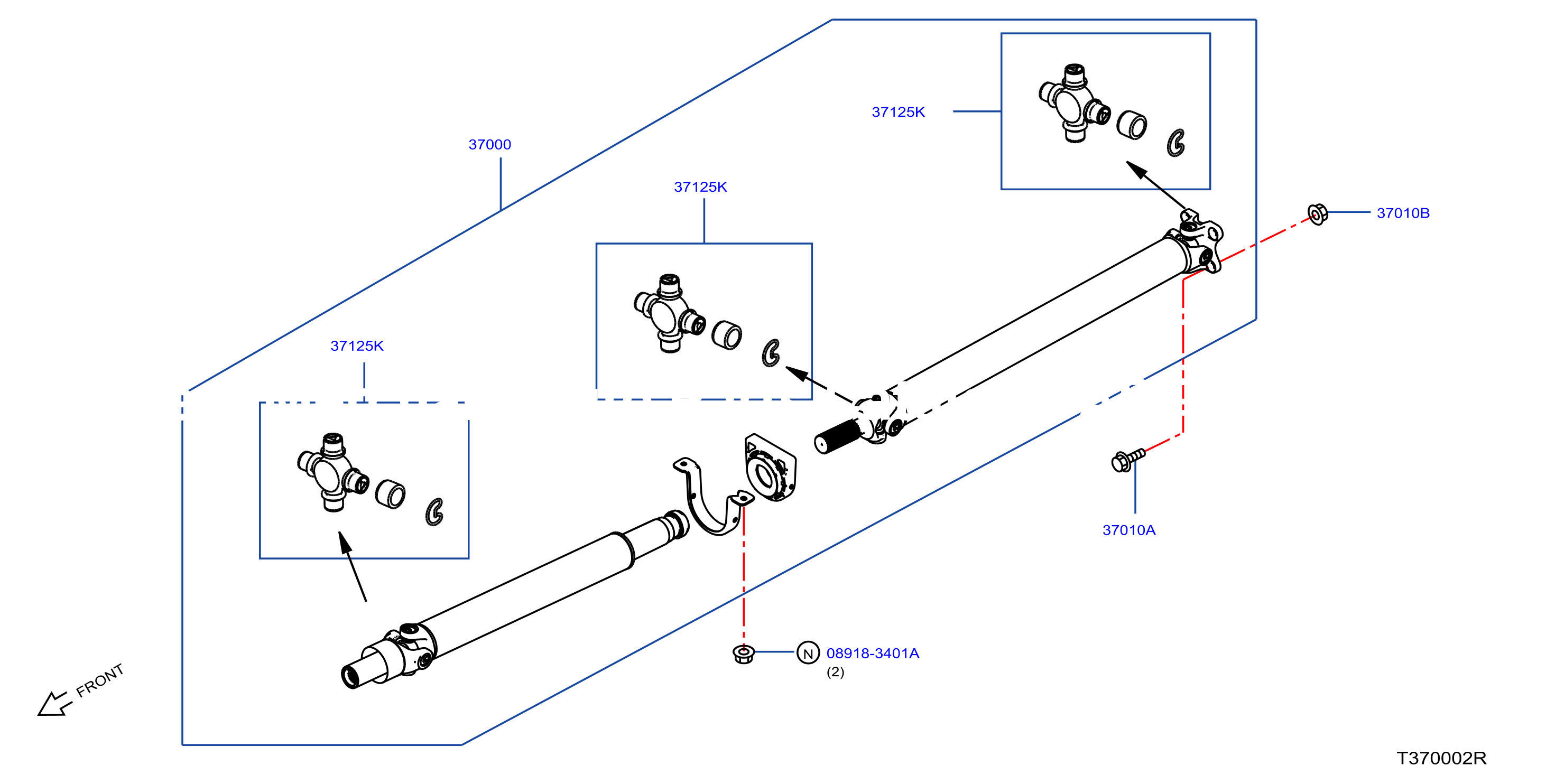 Propeller Shaft 2Wd