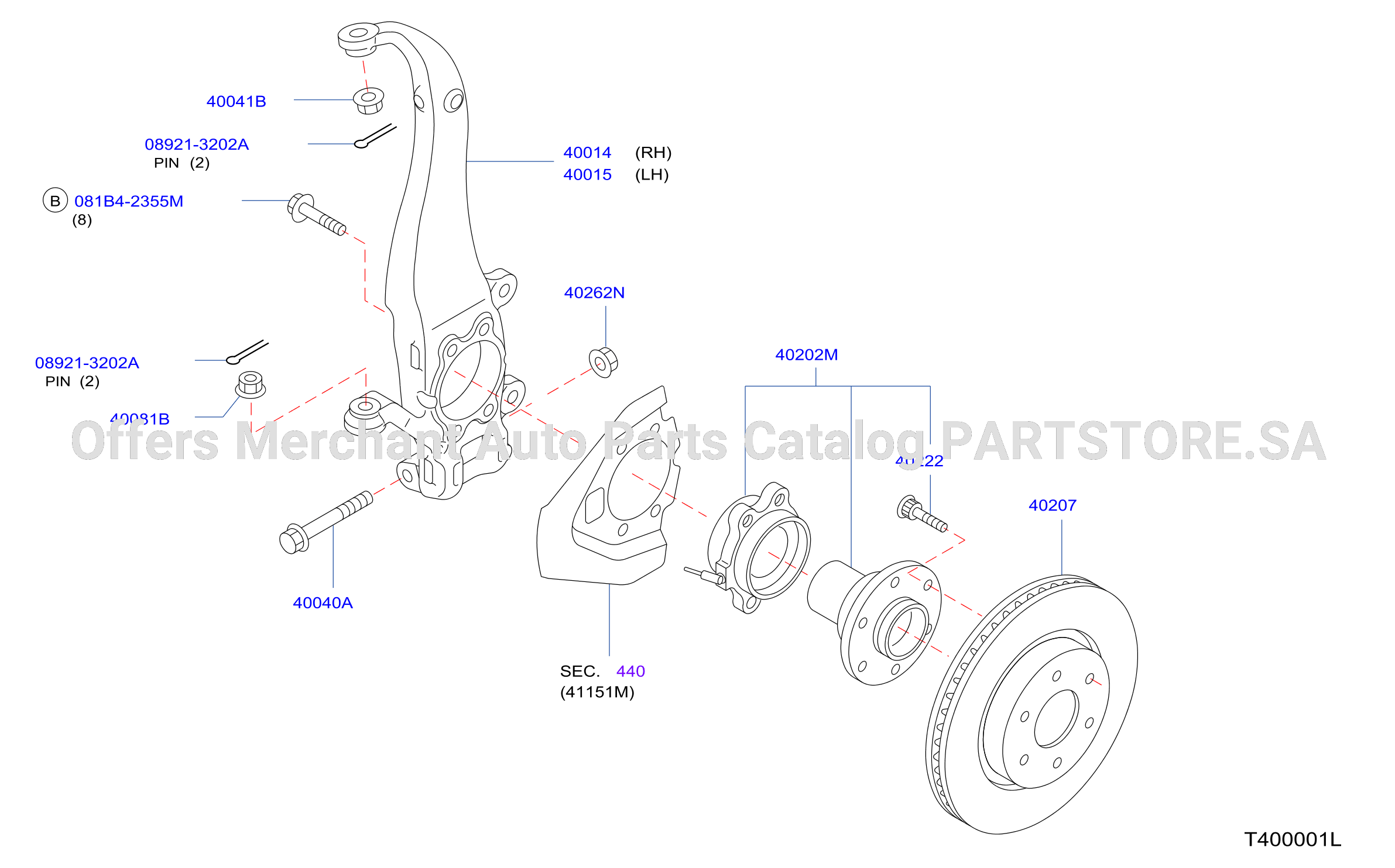 Front Axle 2Wd