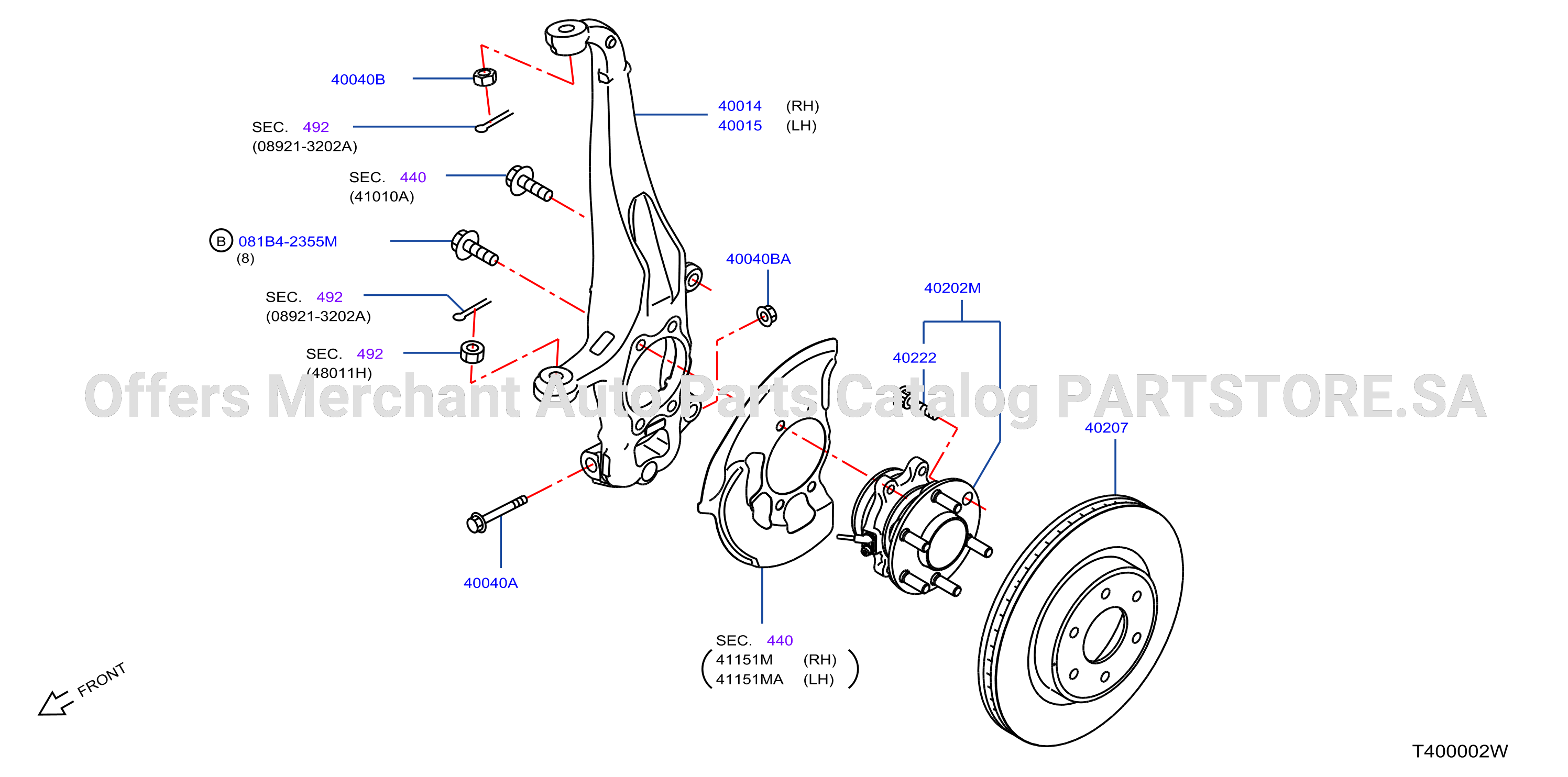 Front Axle 2Wd