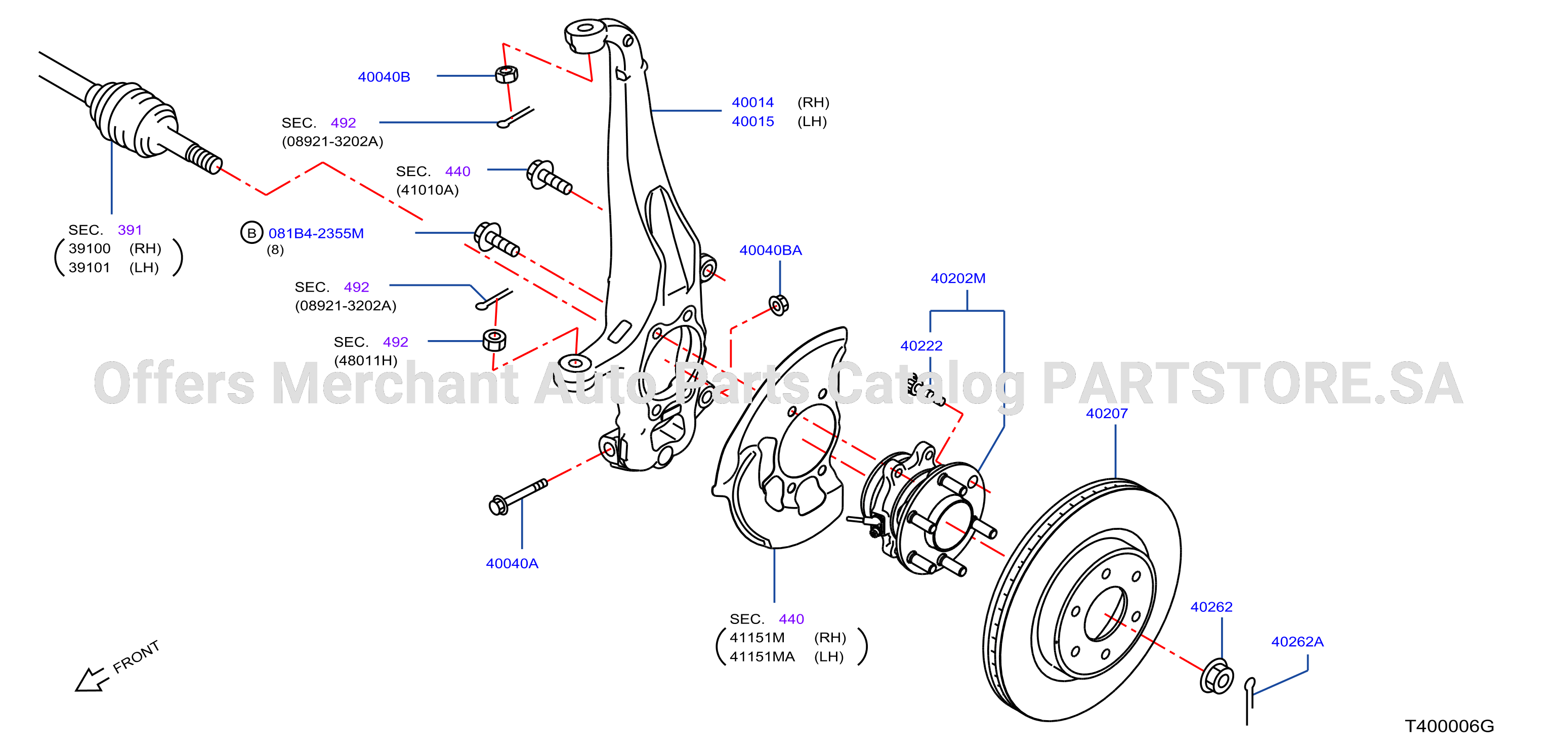 Front Axle 4Wd