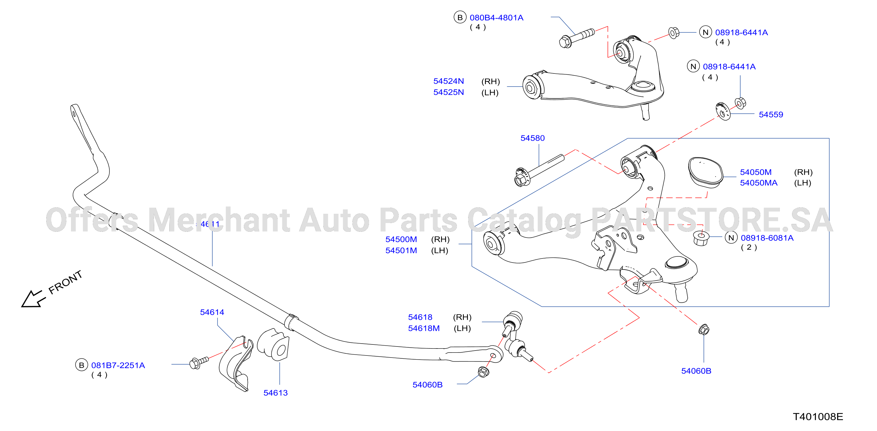 Front Suspension Link Stabilizer
