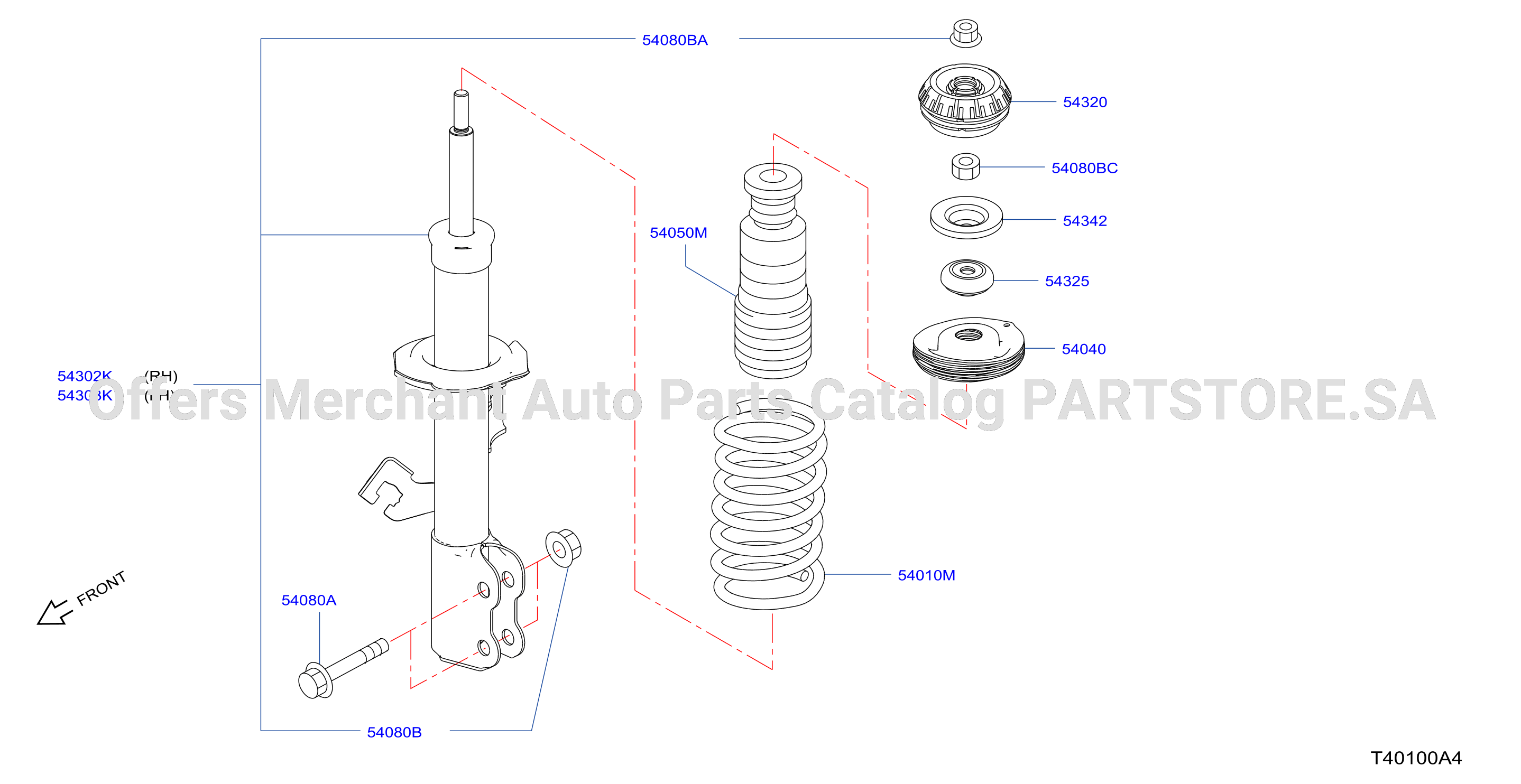 Front Suspension Strut Absorber