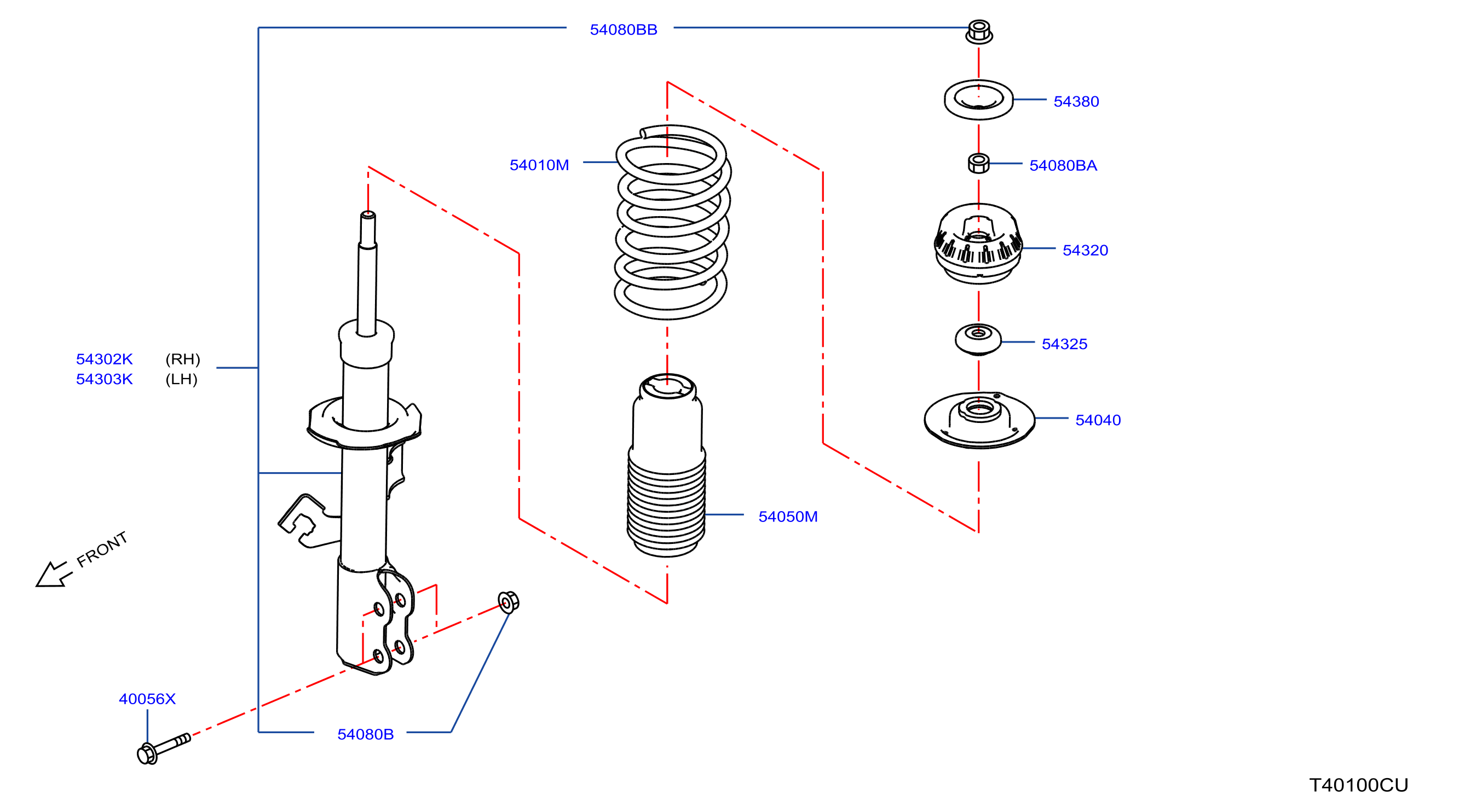 Front Suspension Strut Absorber