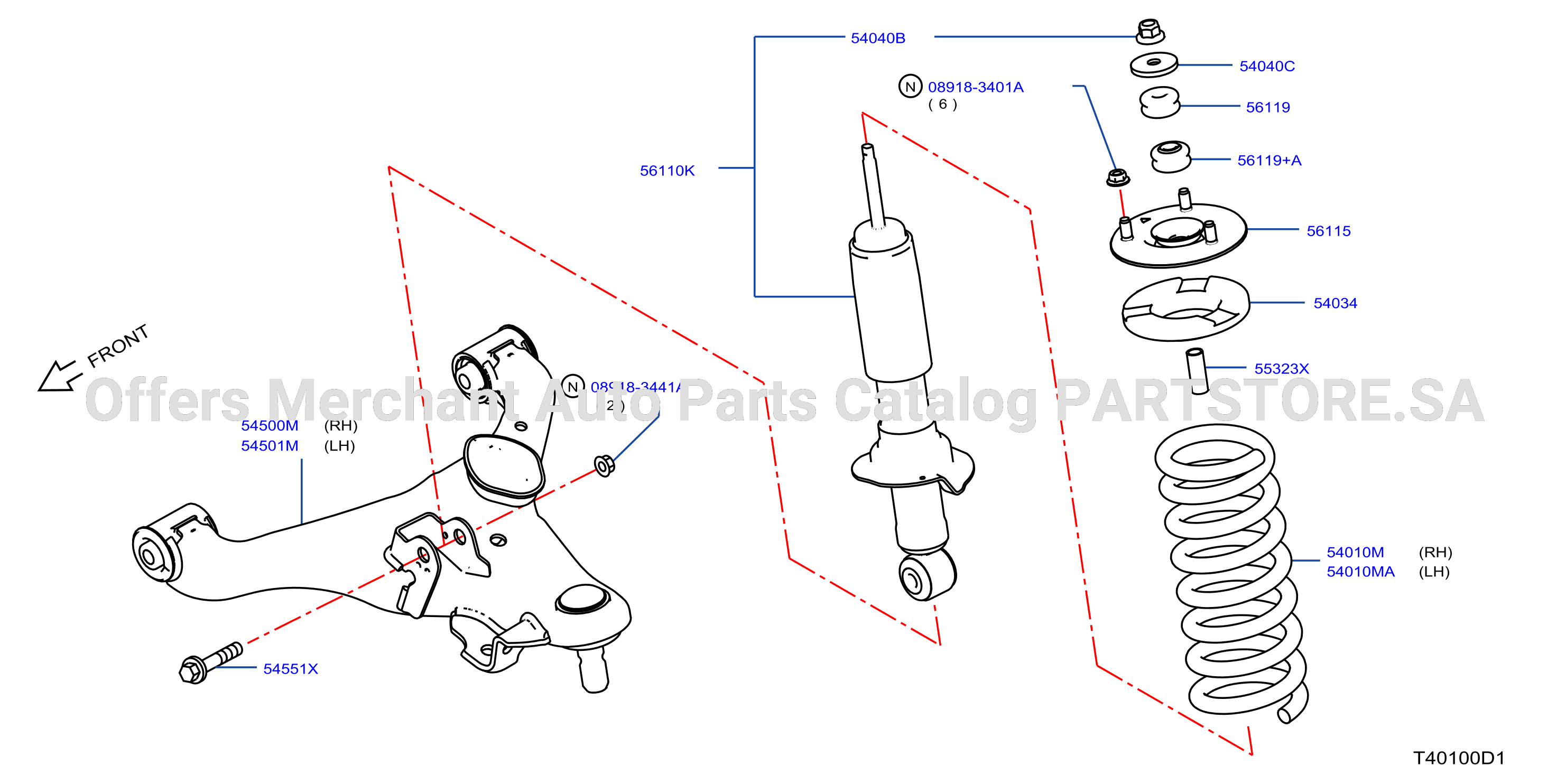 Front Suspension Strut Absorber