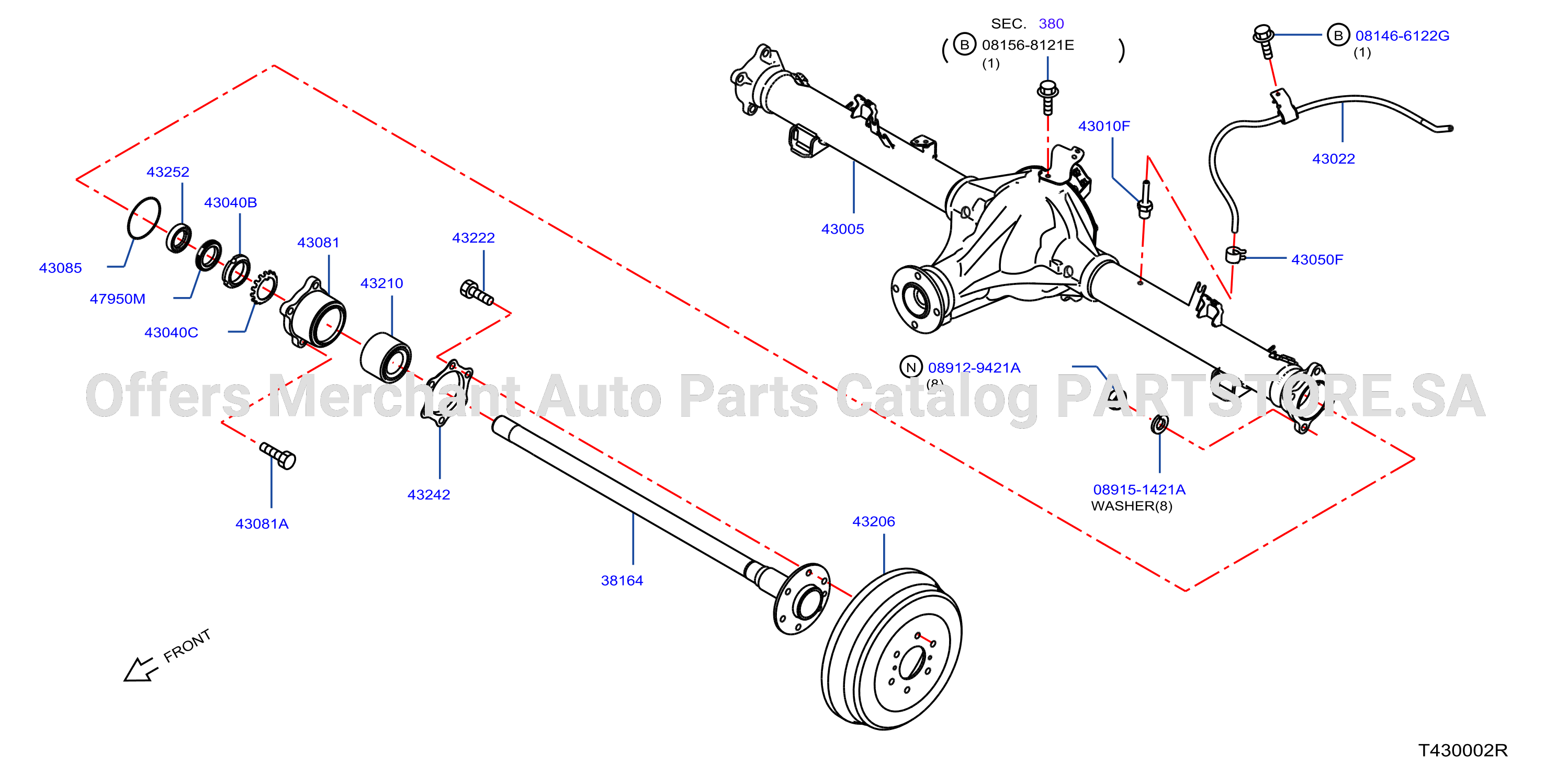 Rear Axle 5Mt