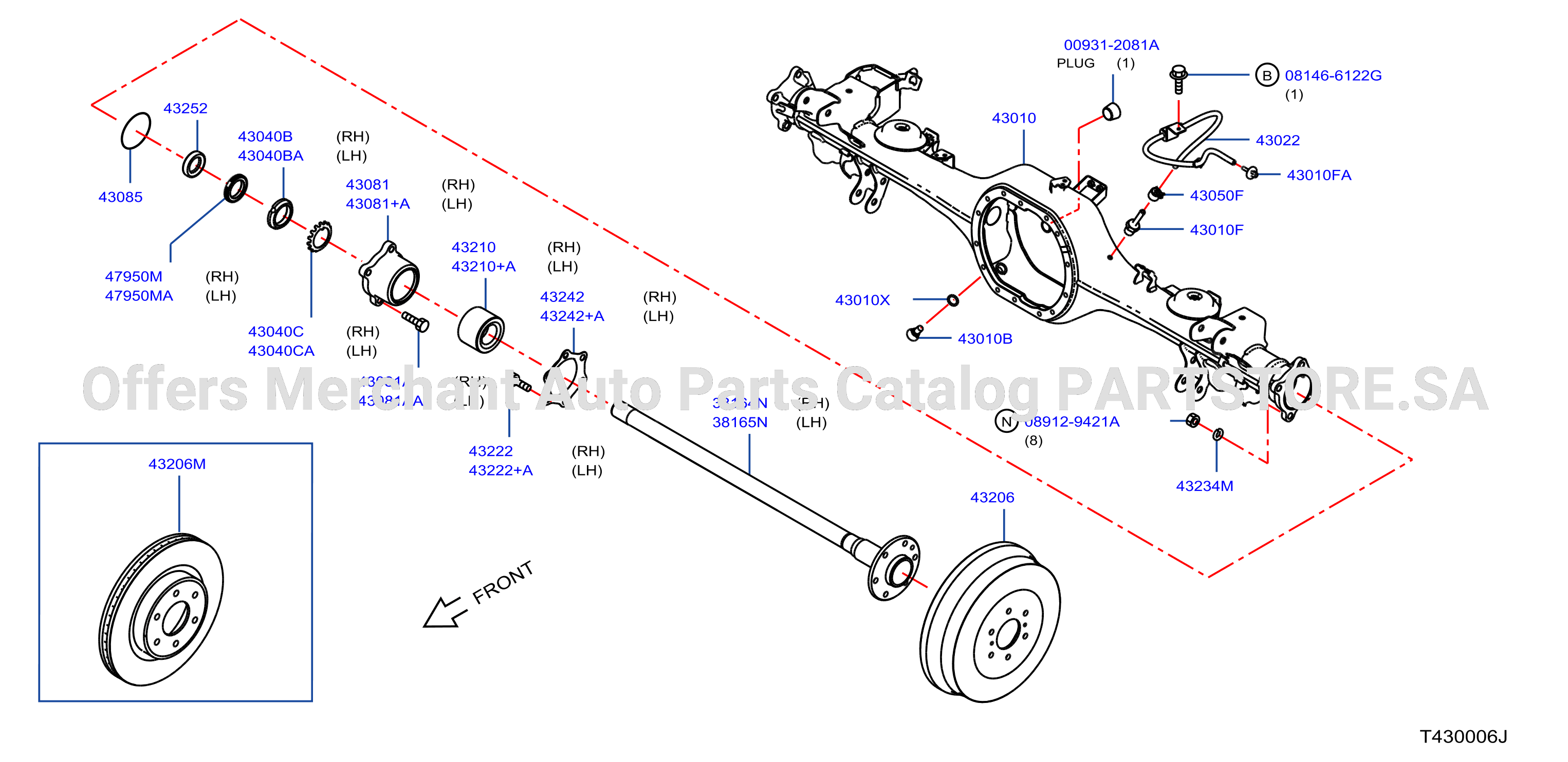 Rear Axle Diffa