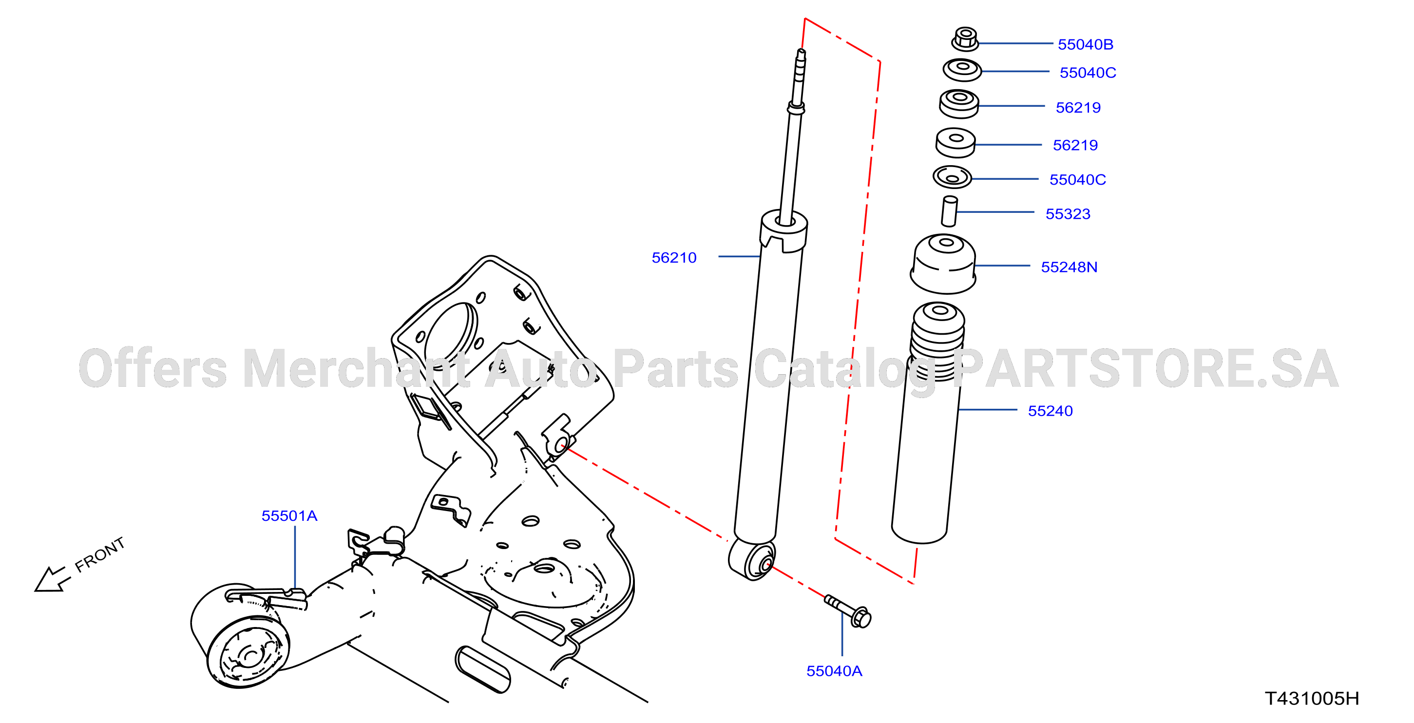 Rear Suspension Absorber