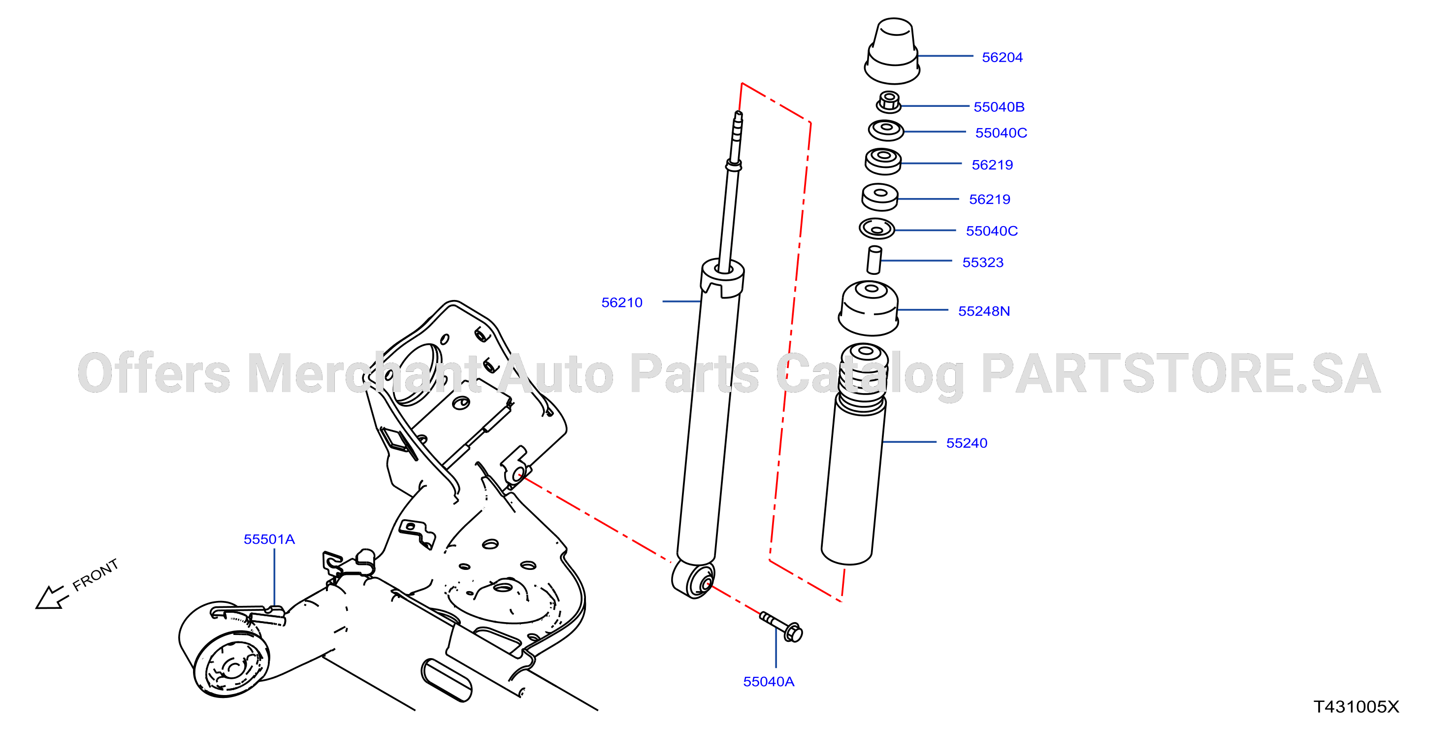 Rear Suspension Absorber
