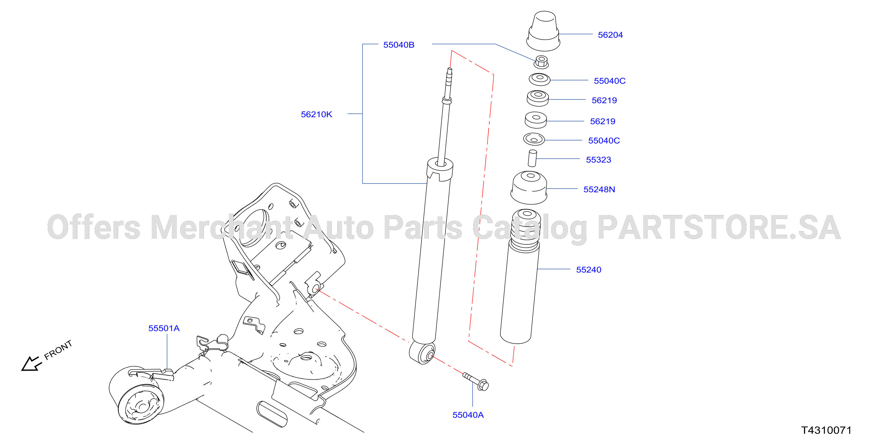 Rear Suspension Absorber