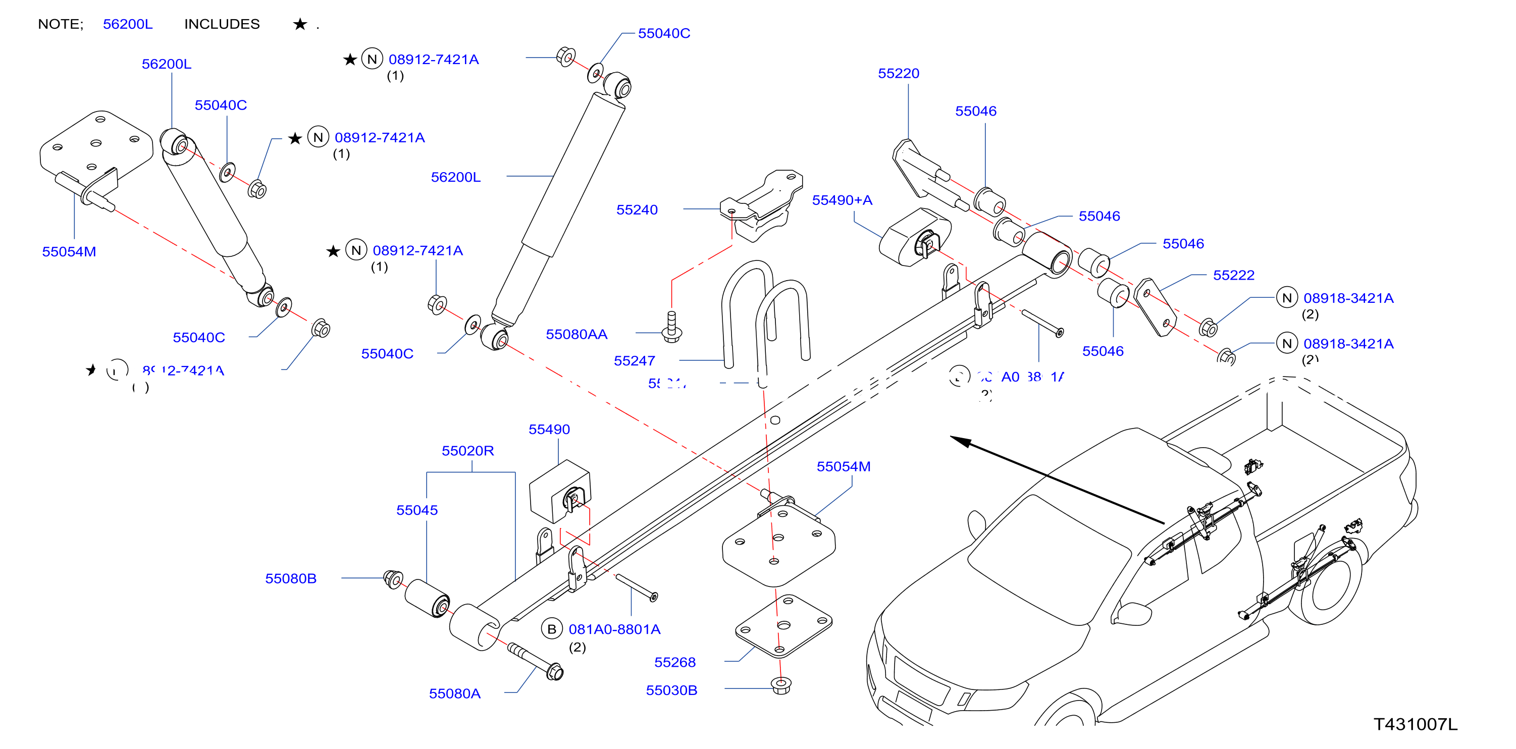 Rear Suspension Leaf Spring