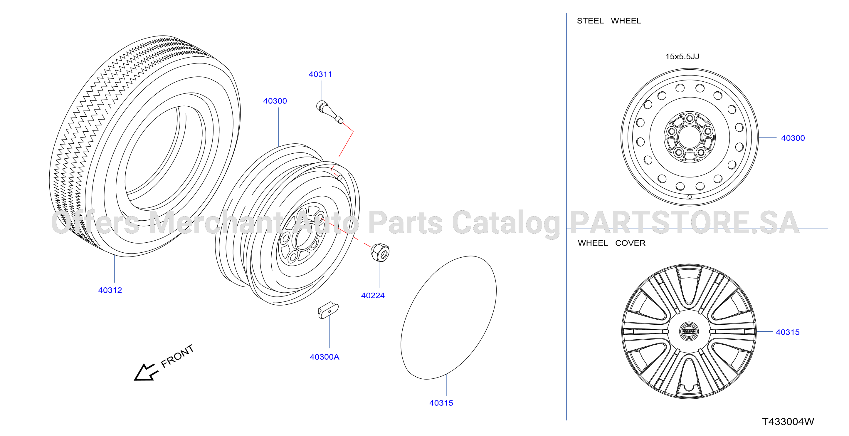 Road Wheel Tire Steel Wheel