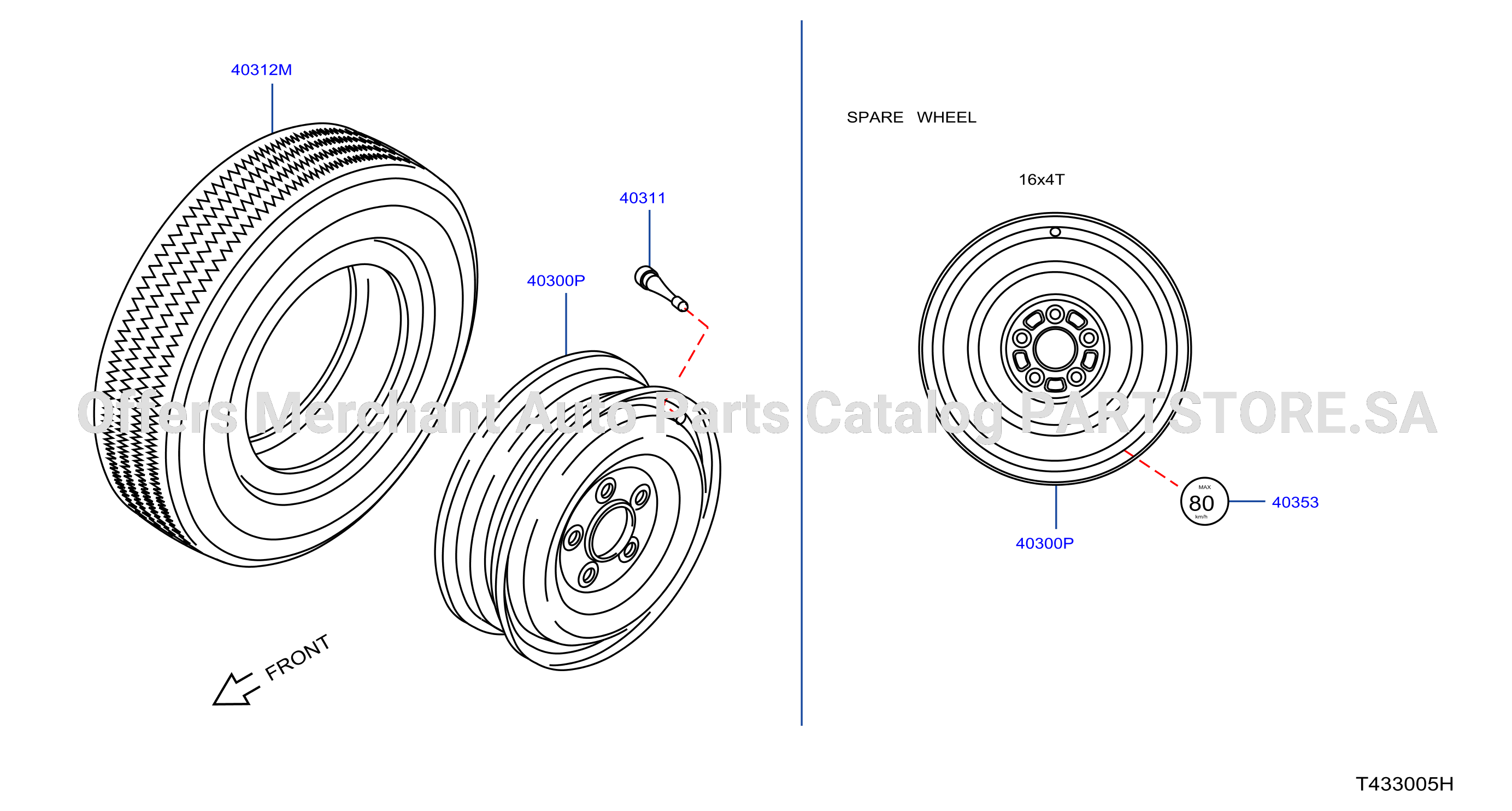 Road Wheel Tire Spare