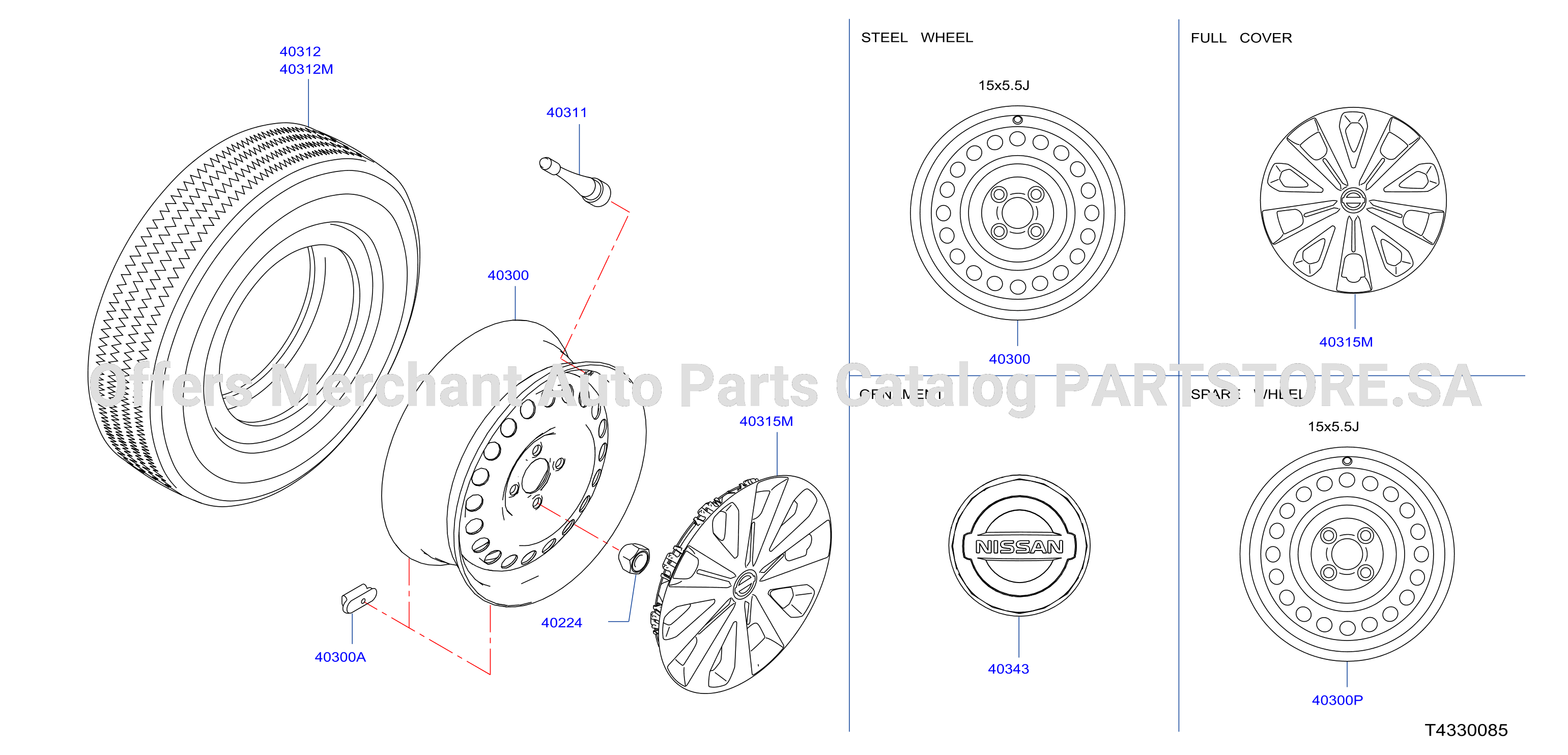 Road Wheel Tire Steel Wheel