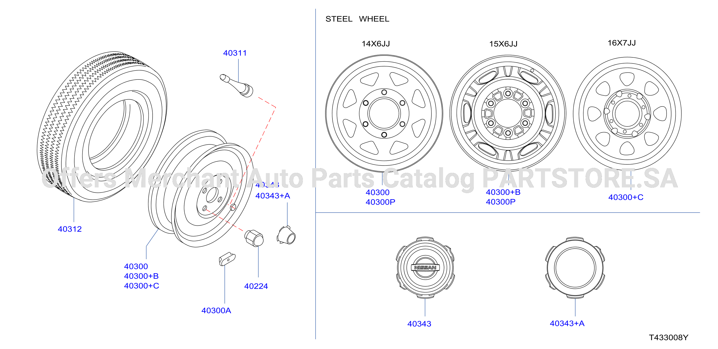 Road Wheel Tire Steel Spare Wheel