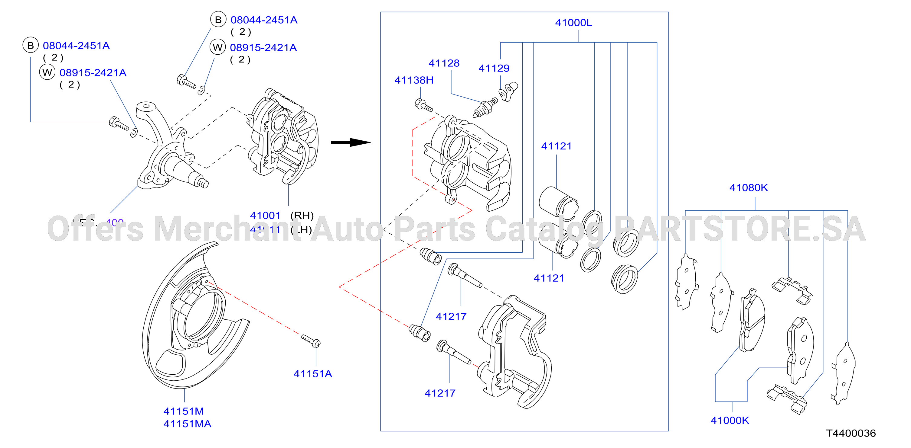 Front Brake 2Wd 4Wd Option