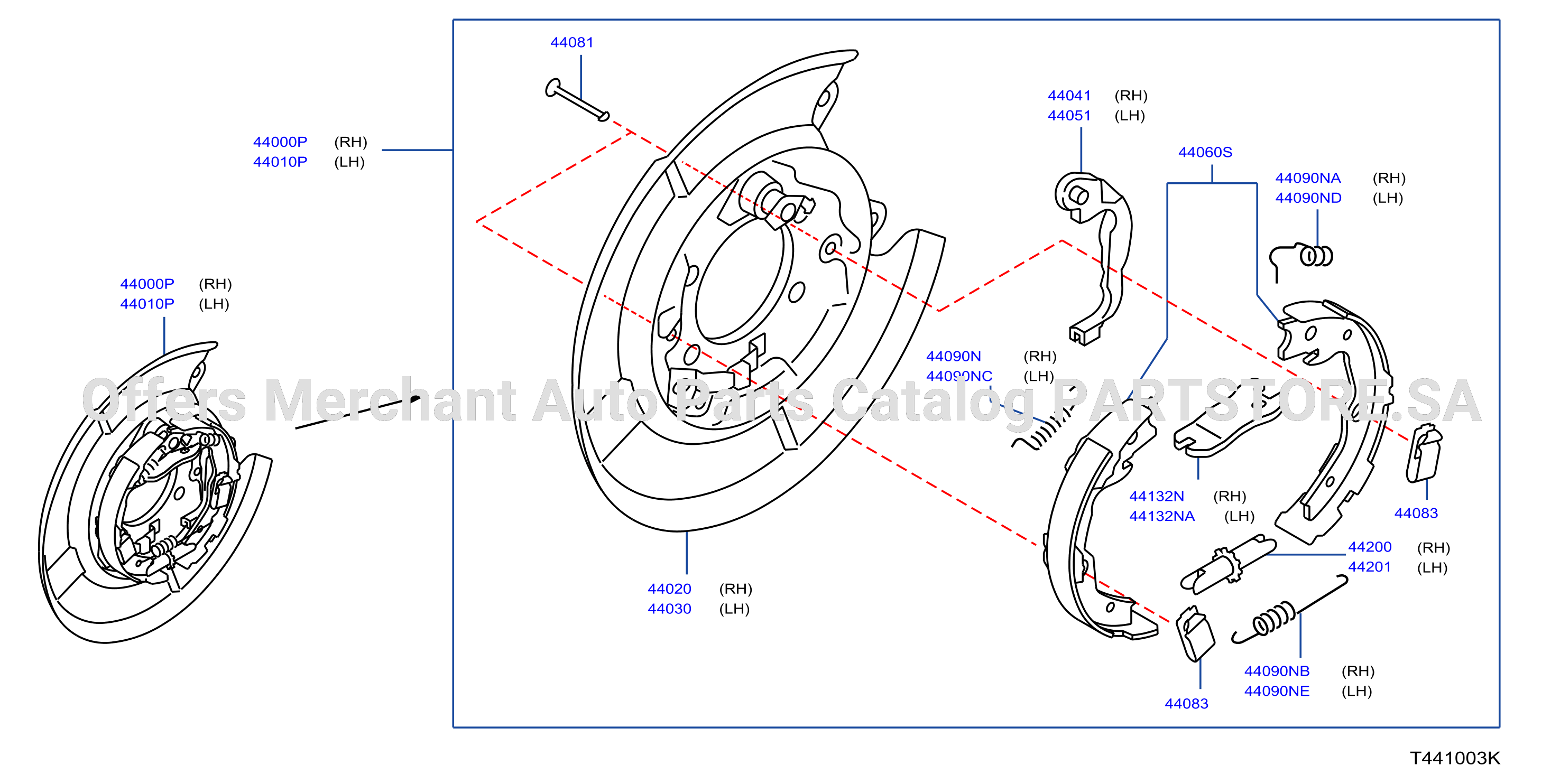 Rear Brake Parking Brake