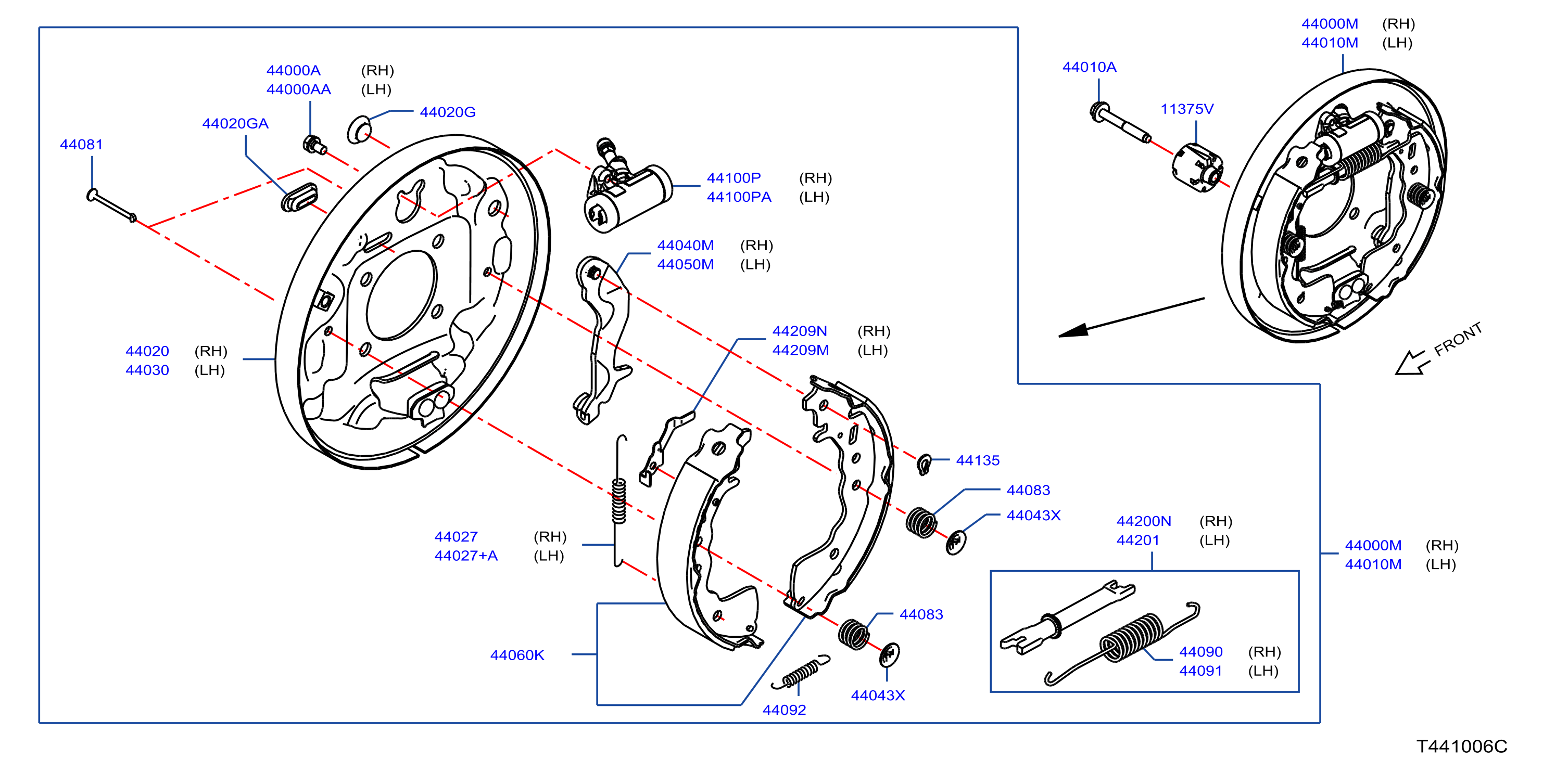 Rear Brake Disc Brake Drum Brake
