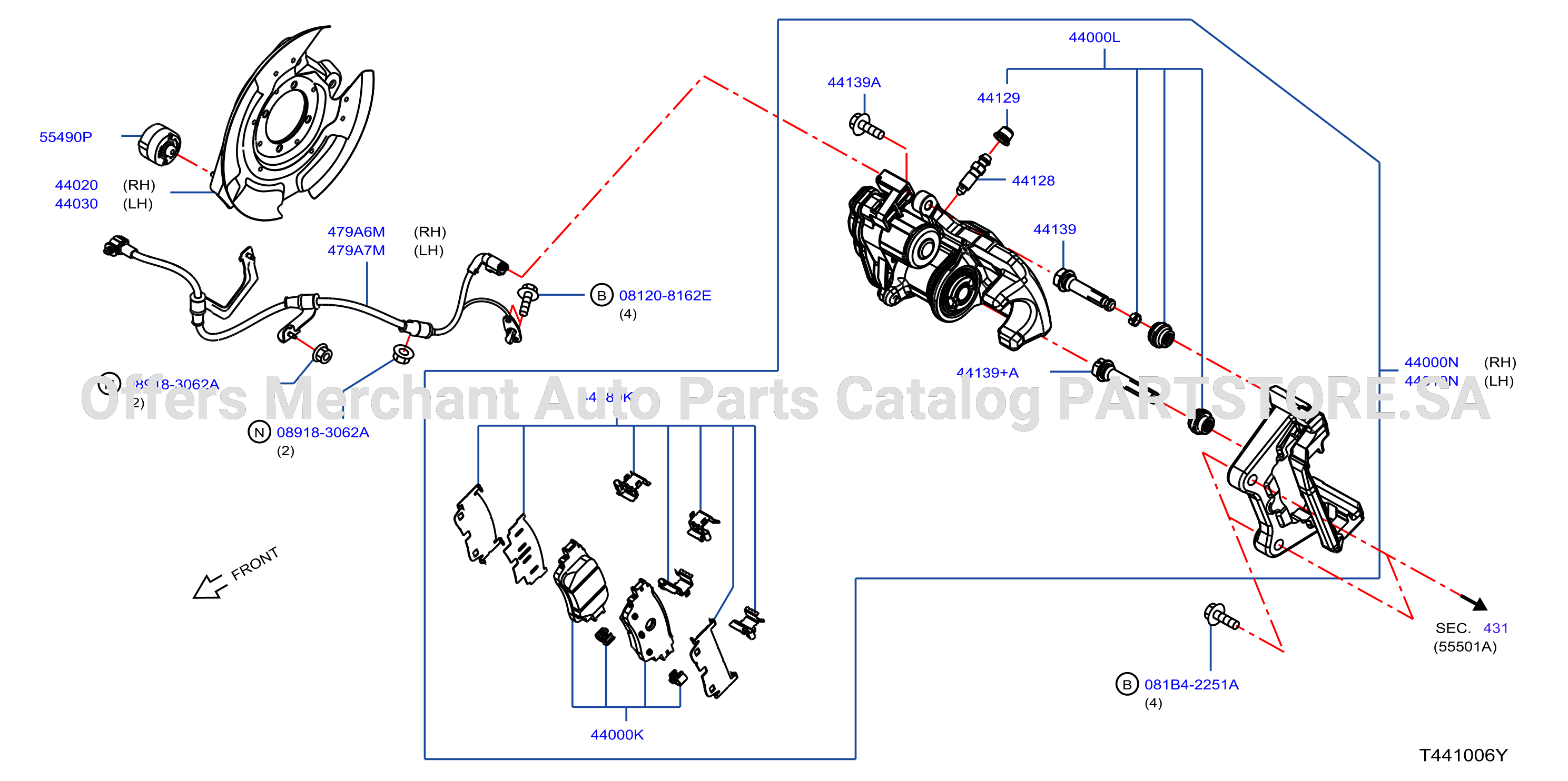 Rear Brake Parking Brake