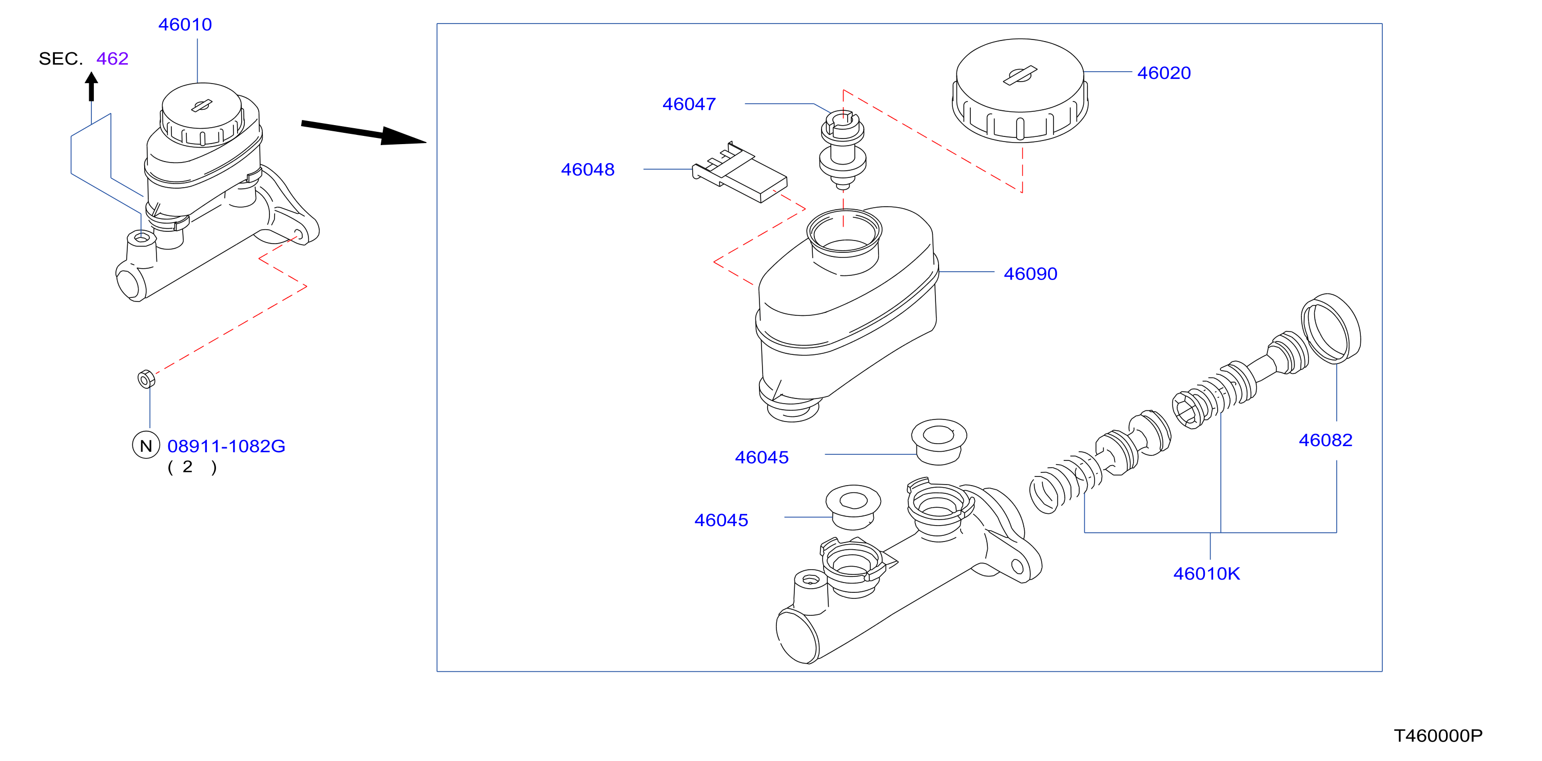 Brake Master Cylinder Without Abs