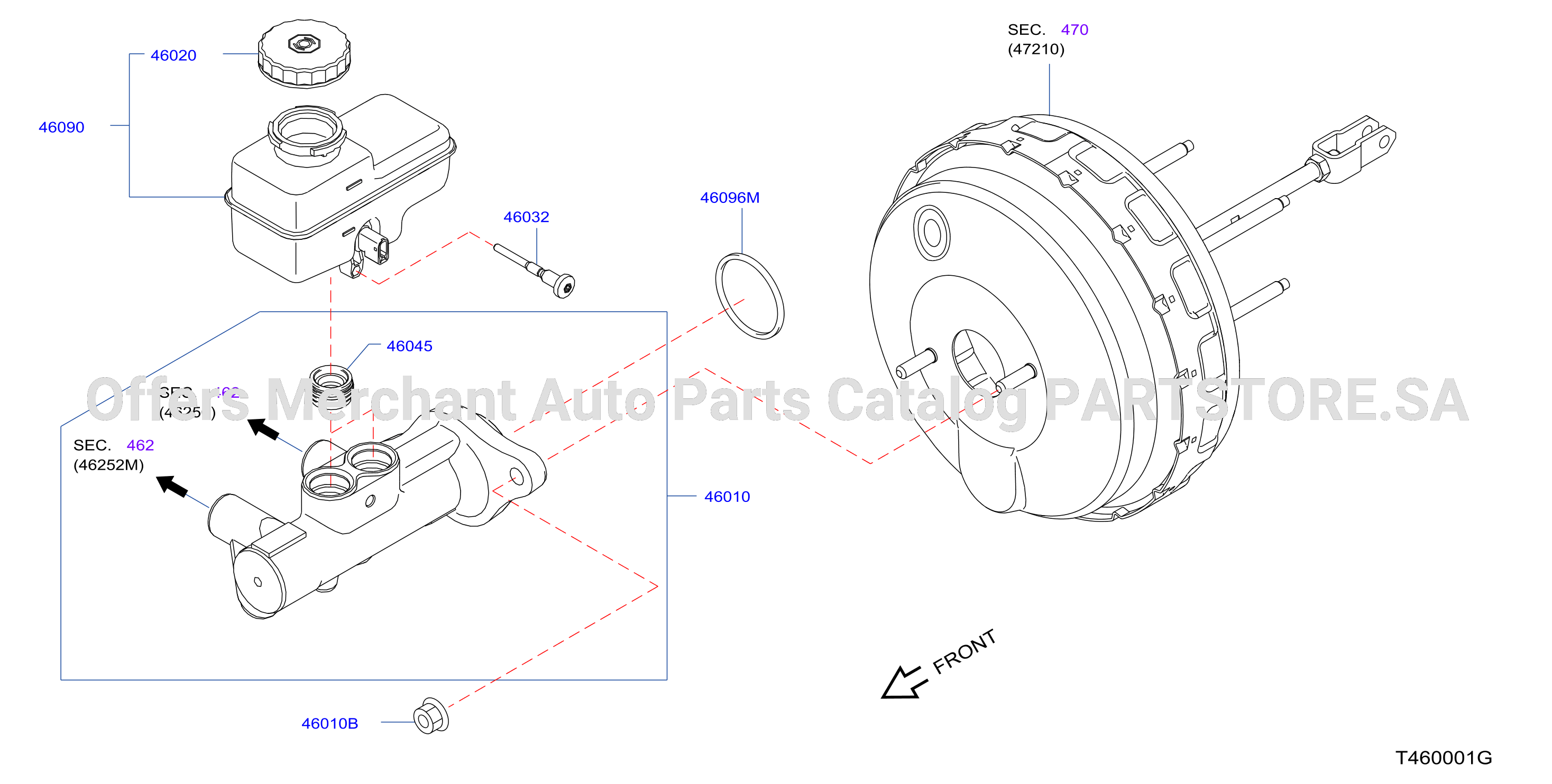 Brake Master Cylinder W / Vdc