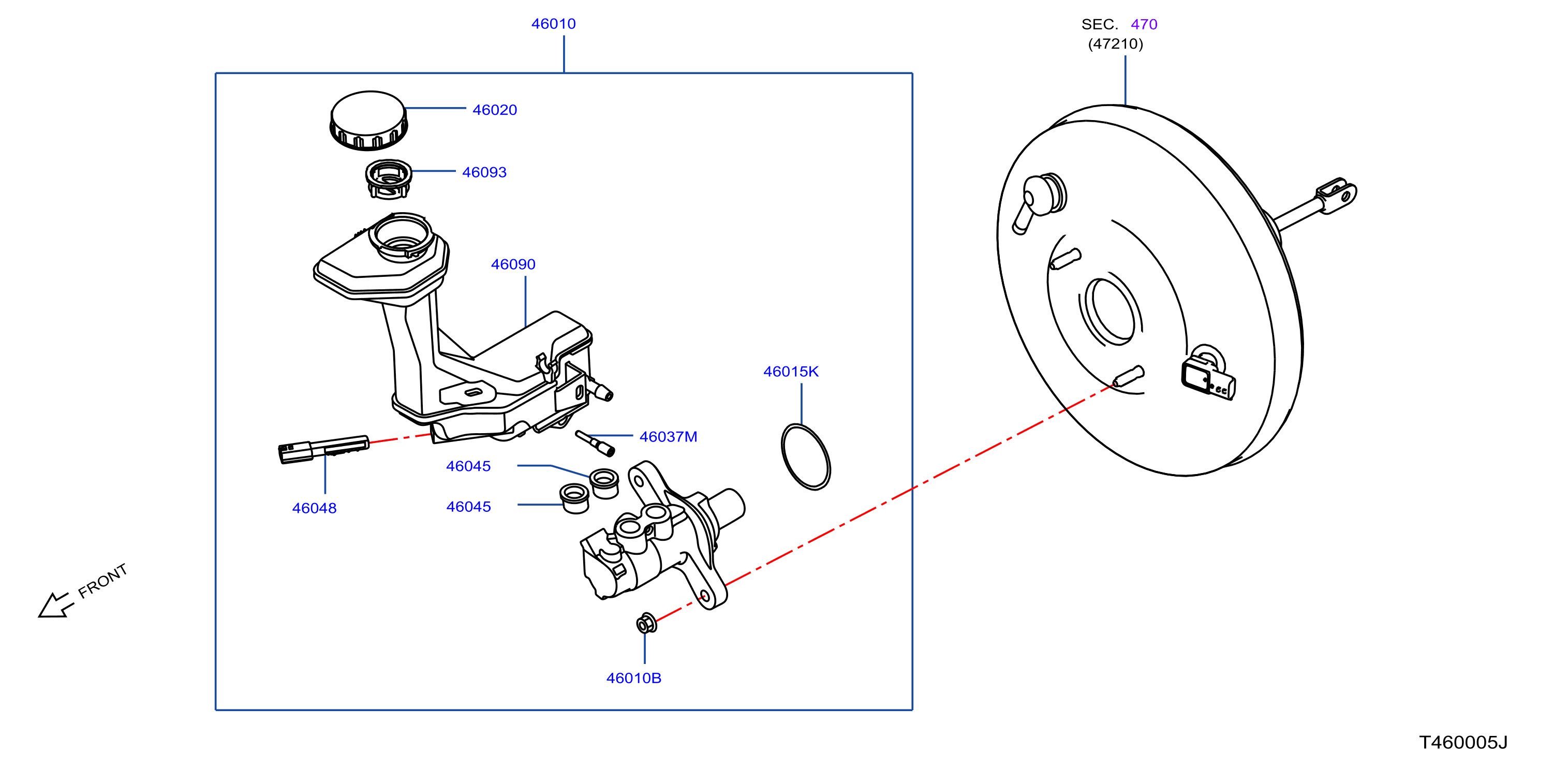 Brake Master Cylinder Qr25De