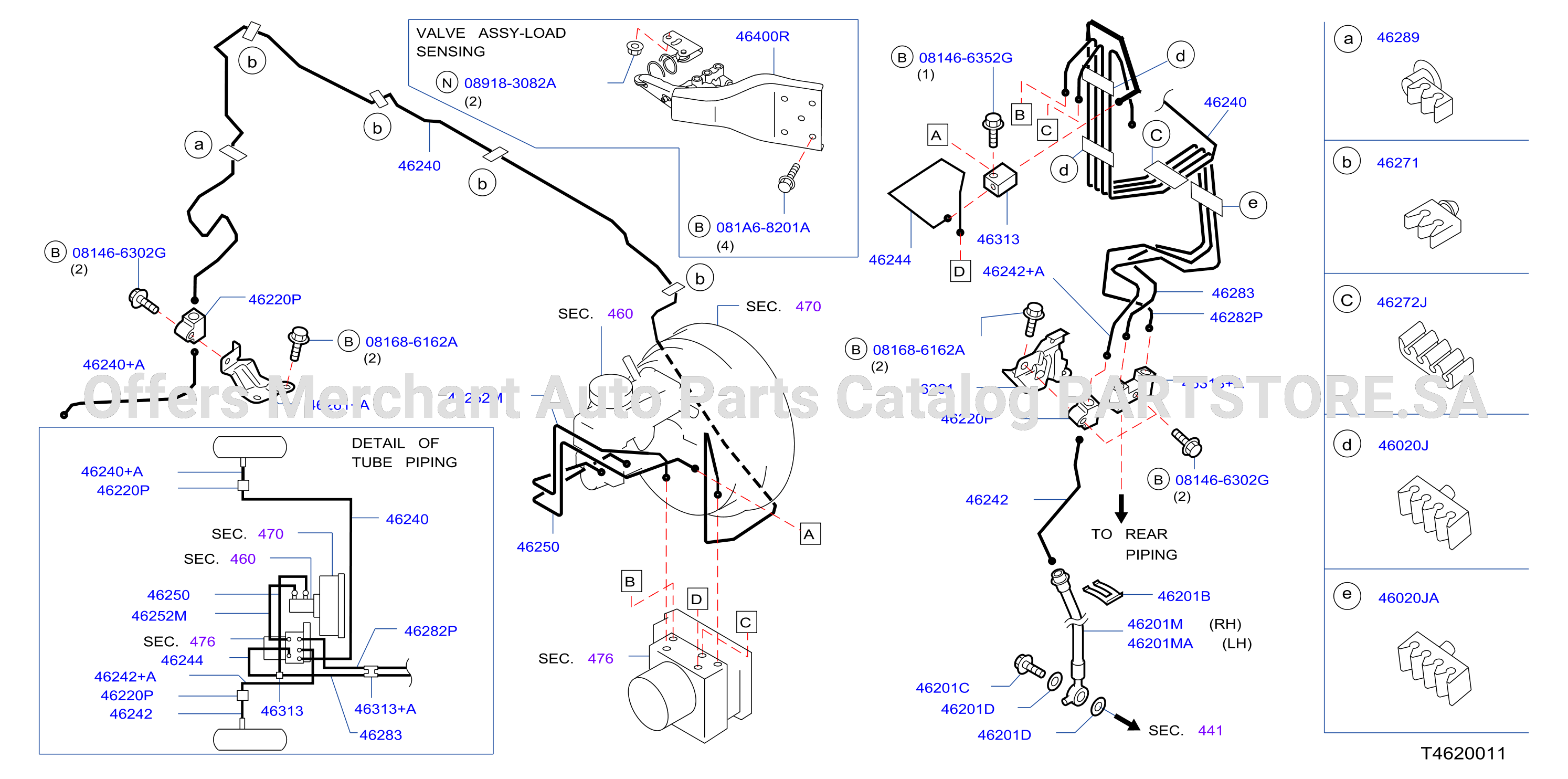 Brake Piping Control Piping