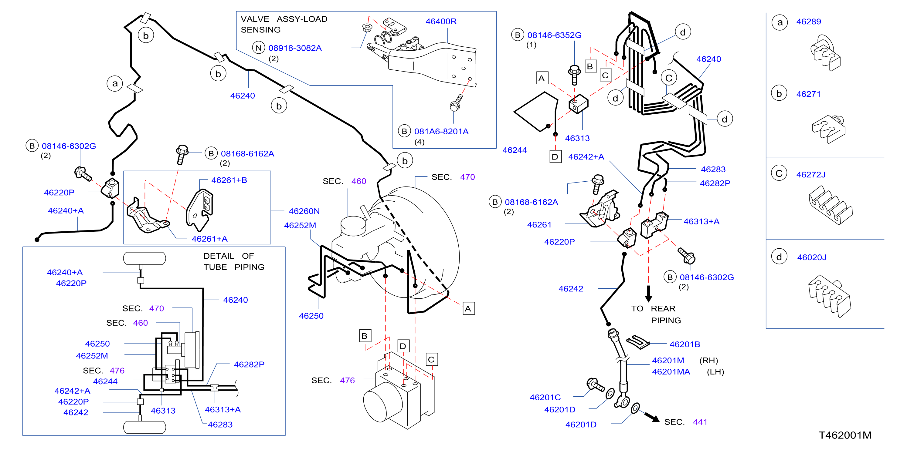 Brake Piping Control Piping W / Abs