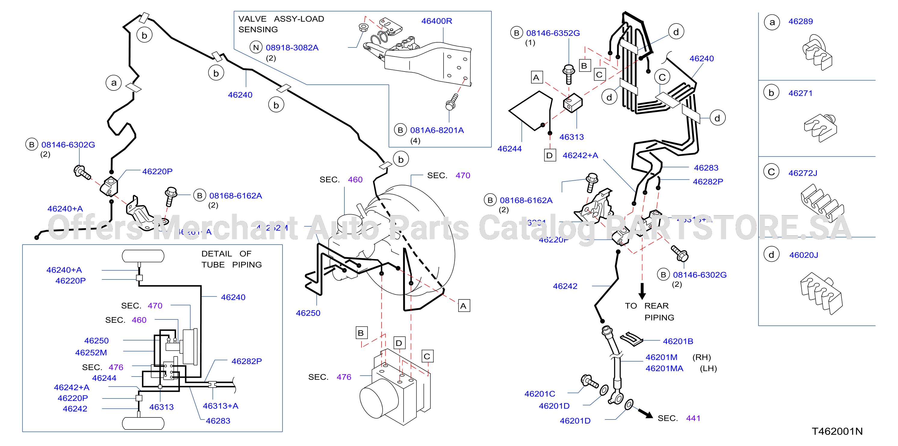 Brake Piping Control Piping W / Abs
