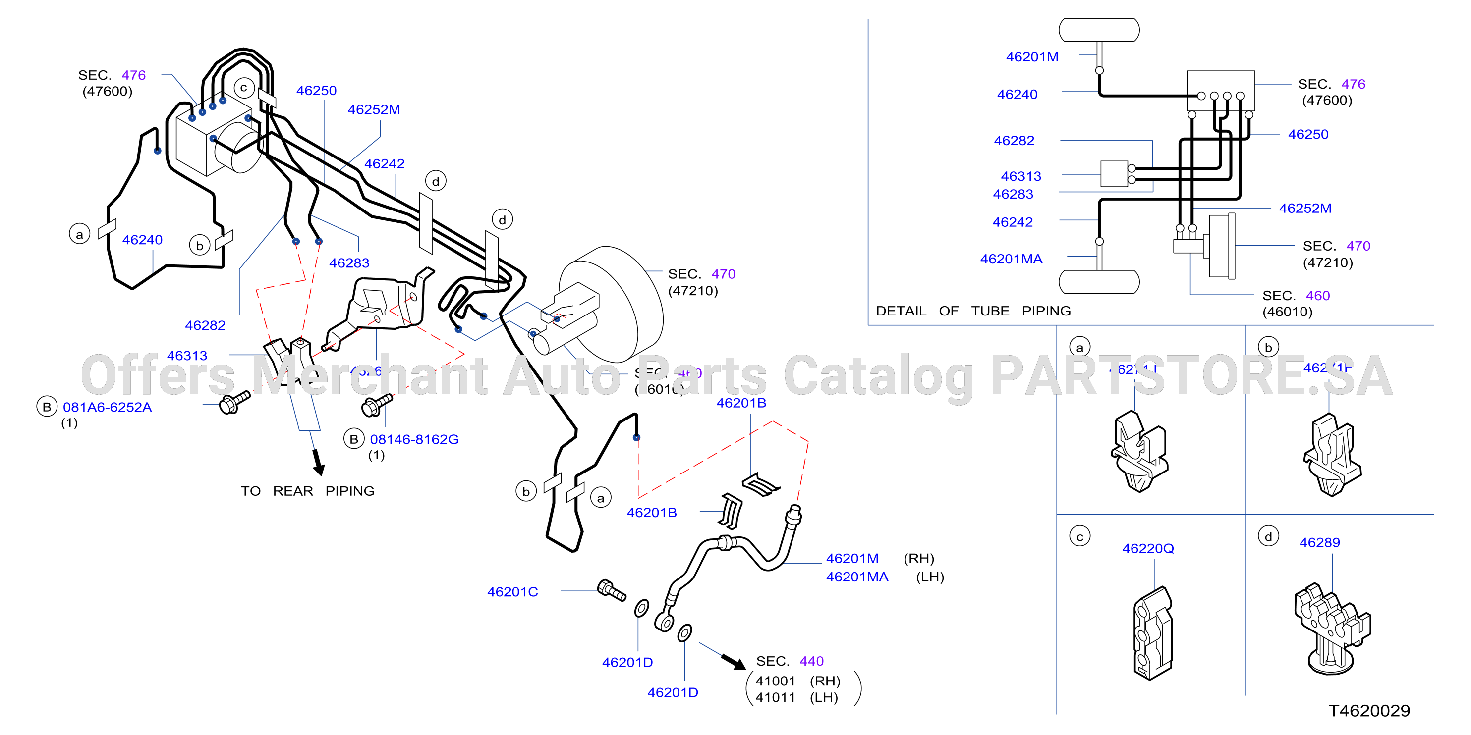 Brake Piping Control Piping