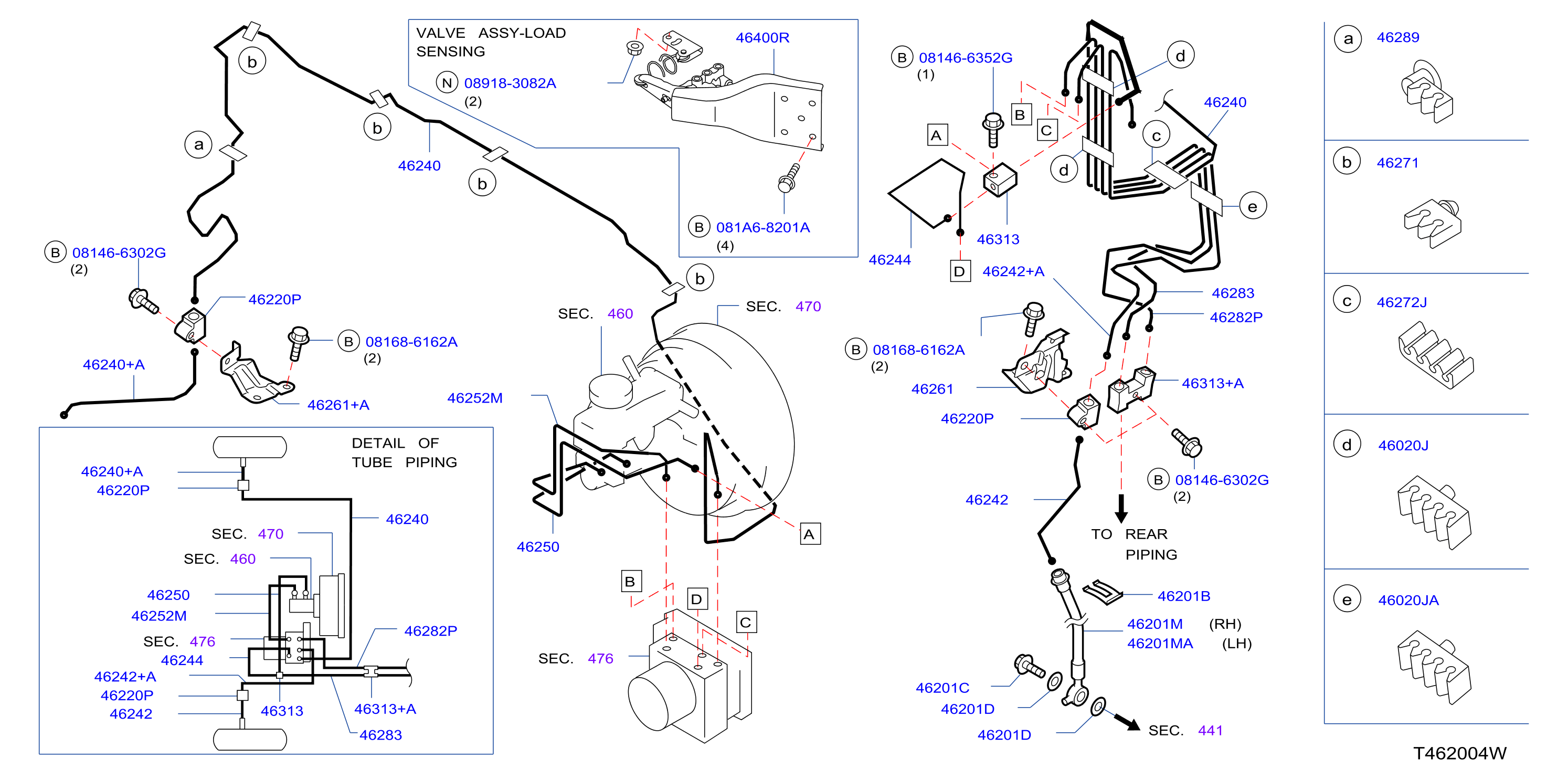 Brake Piping Control Piping W / Abs