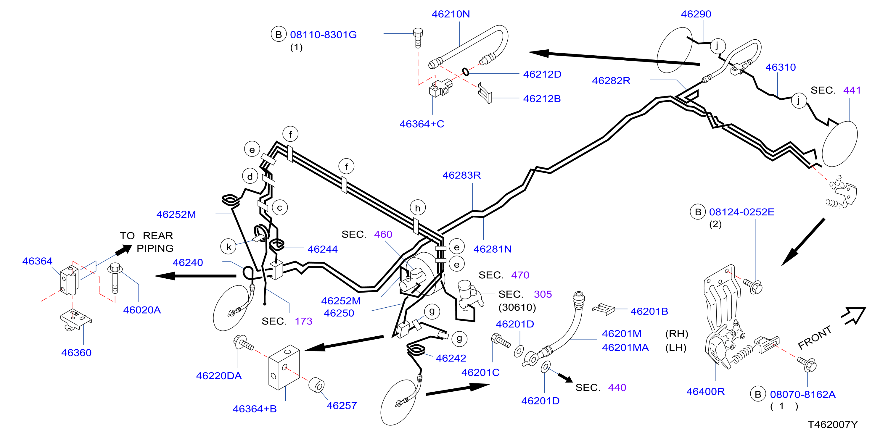 Brake Piping Control Piping