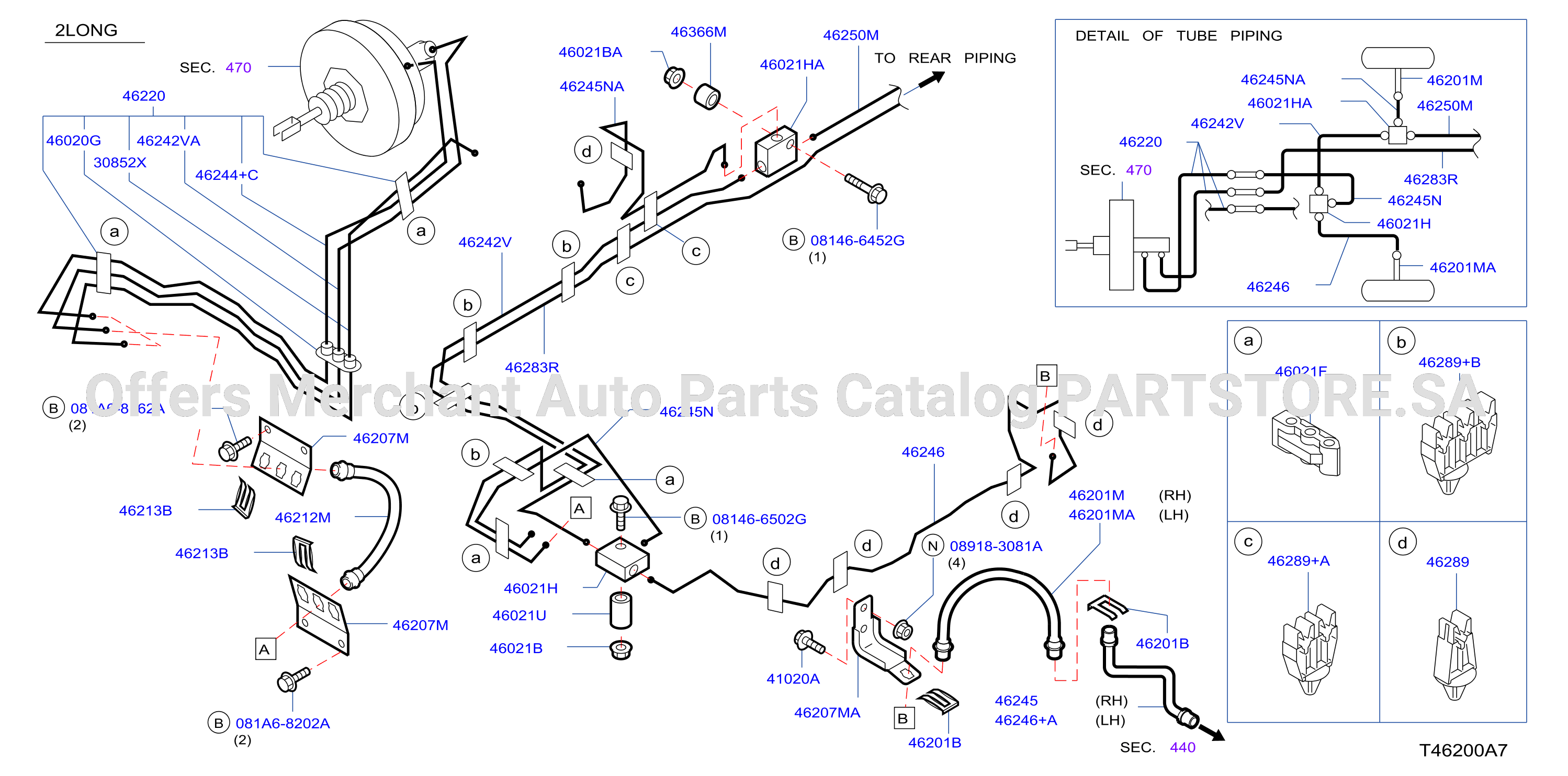 Brake Piping Control Front Piping