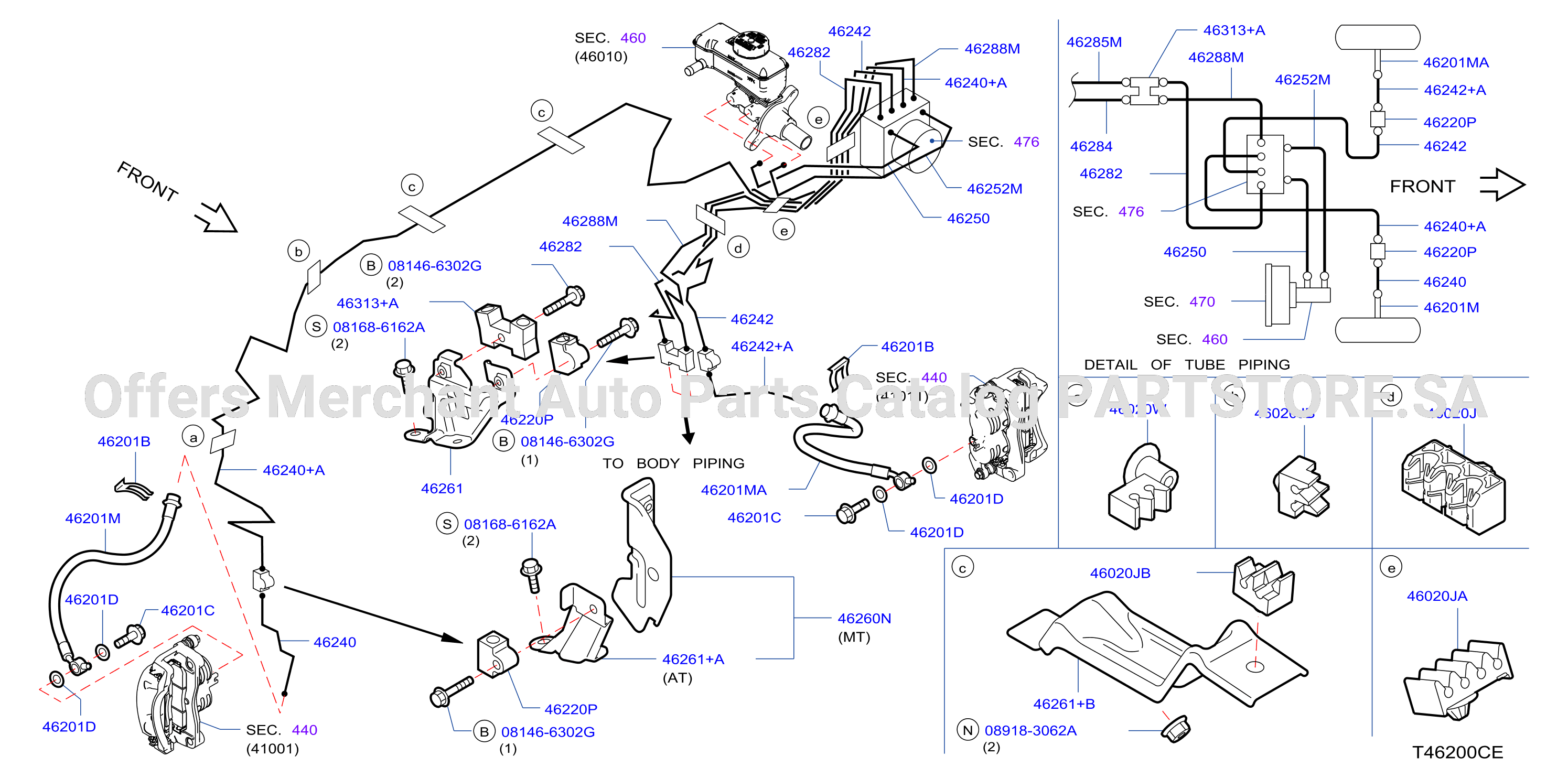 Brake Piping Control Engine Room Piping Clip Clamp