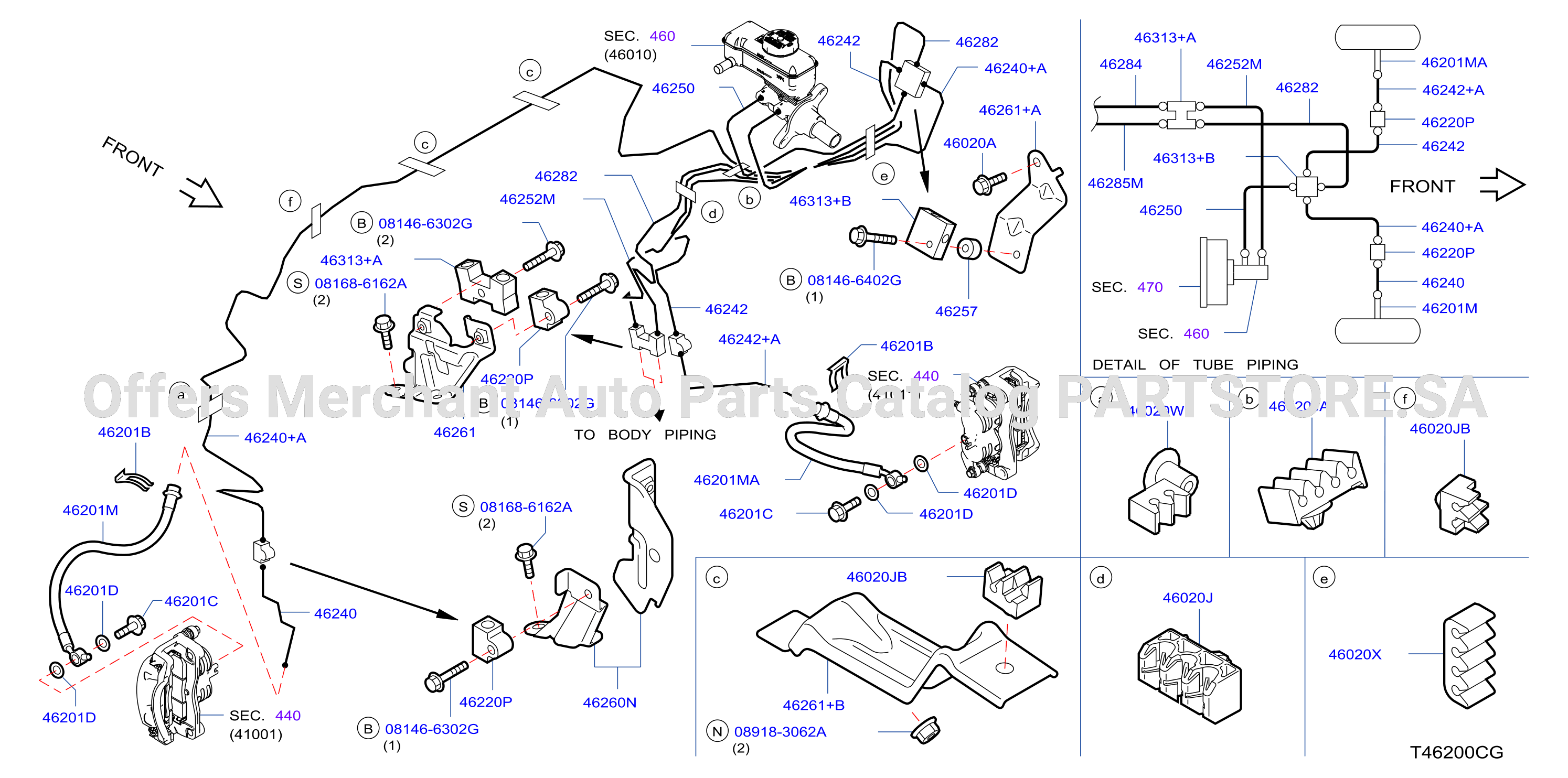 Brake Piping Control Engine Room Piping Clip Clamp