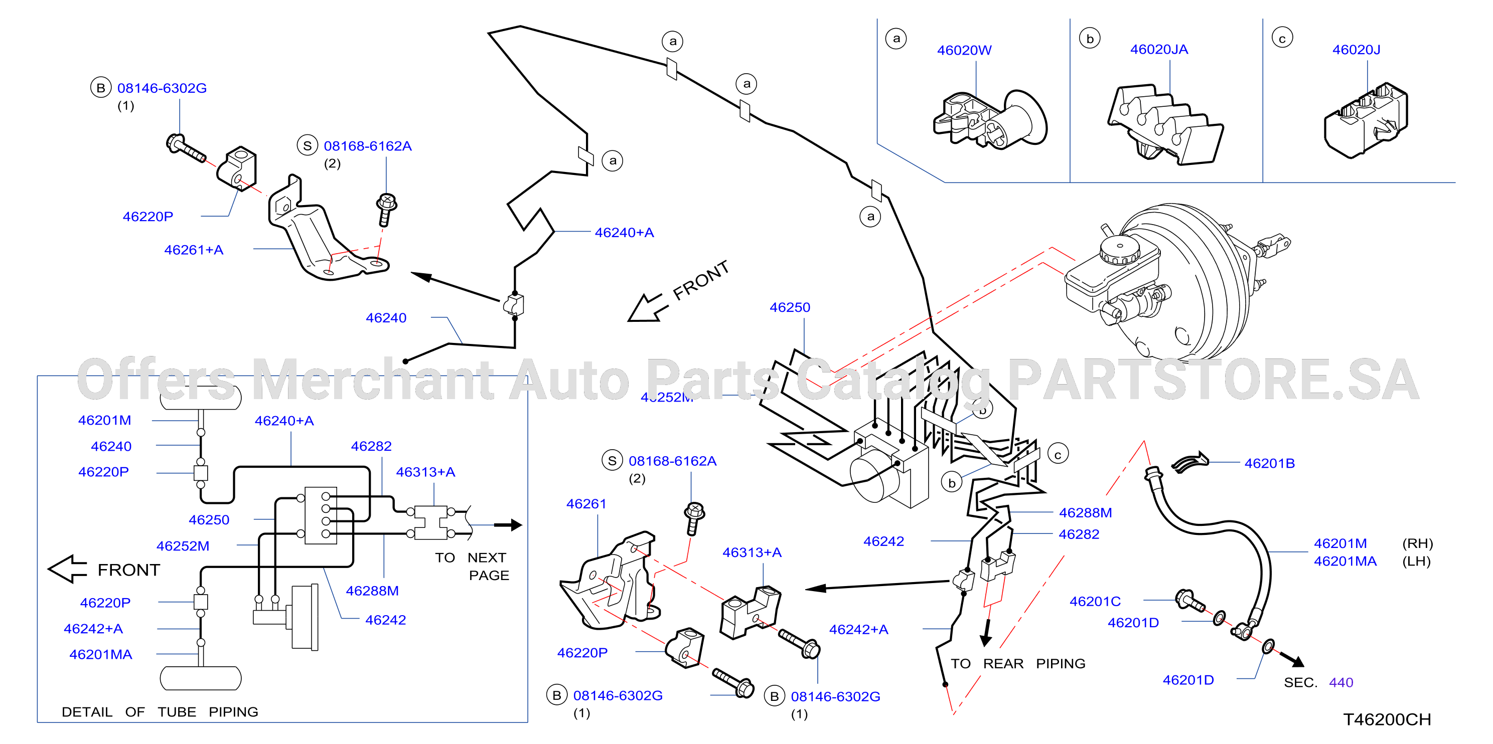 Brake Piping Control Piping
