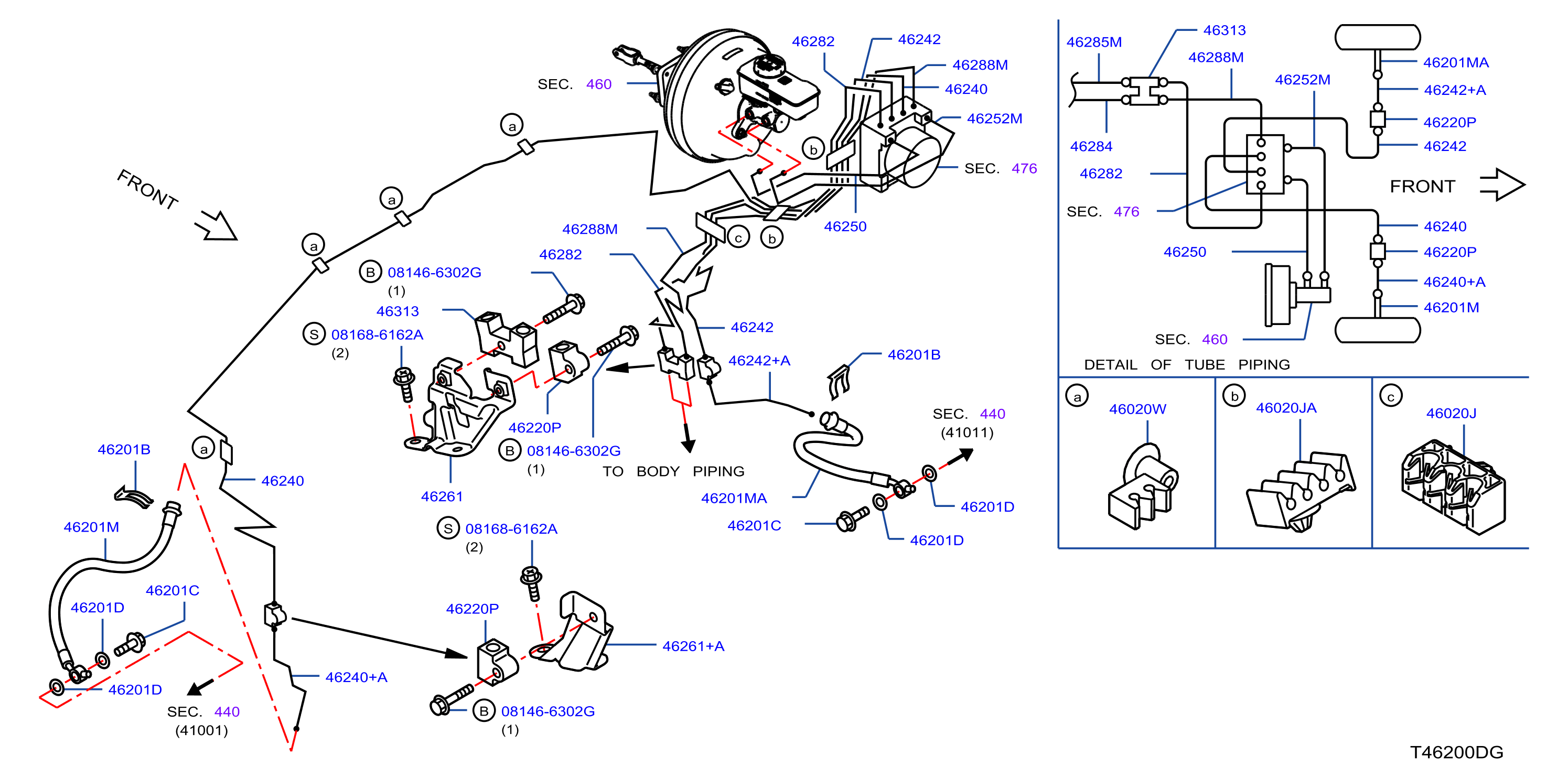 Brake Piping Control Piping