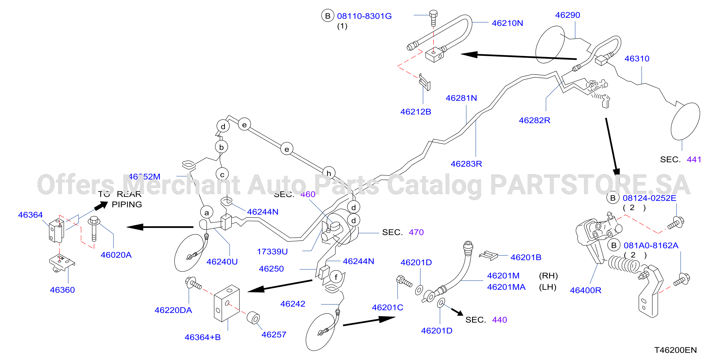 Brake Piping Control Piping