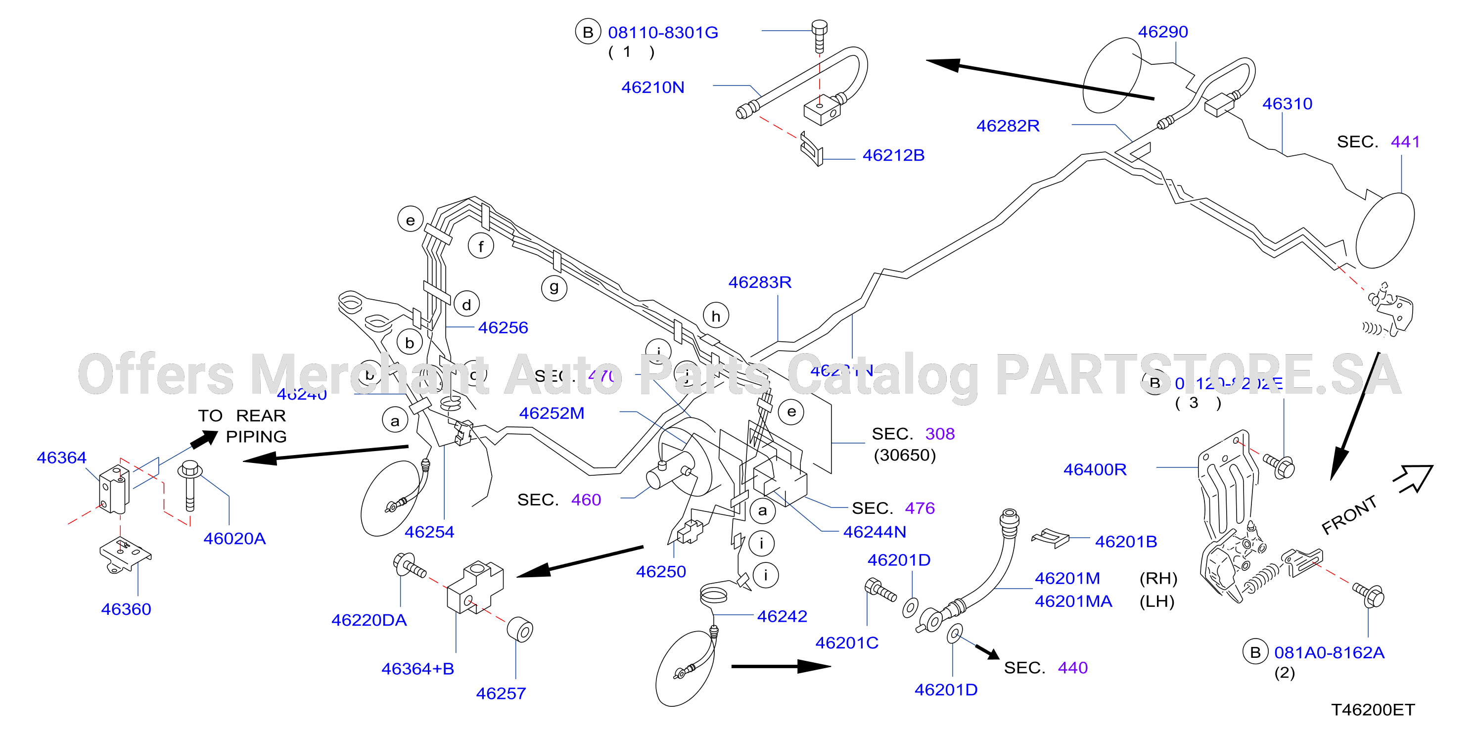 Brake Piping Control Piping