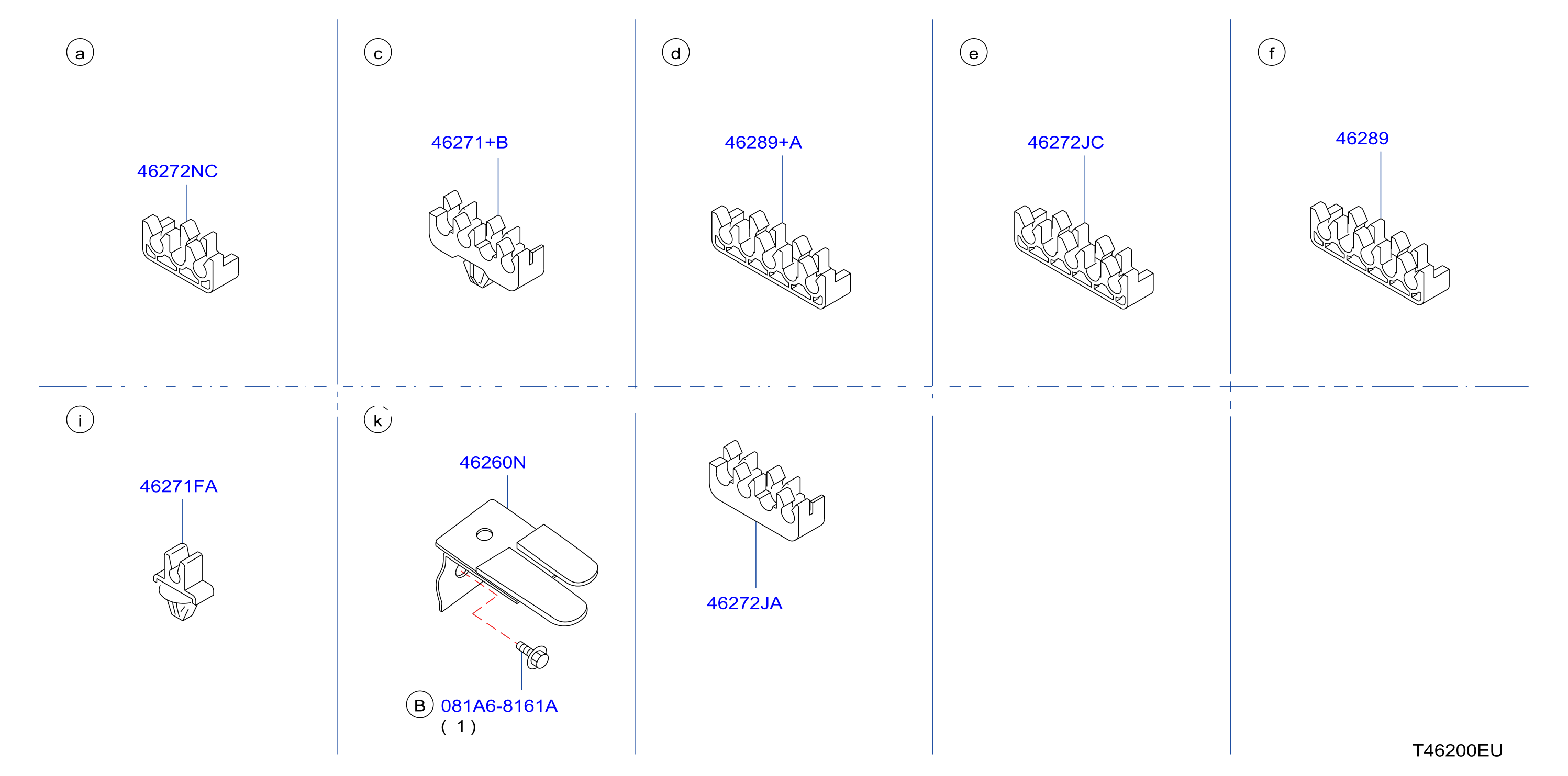 Brake Piping Control Clamp Insulator