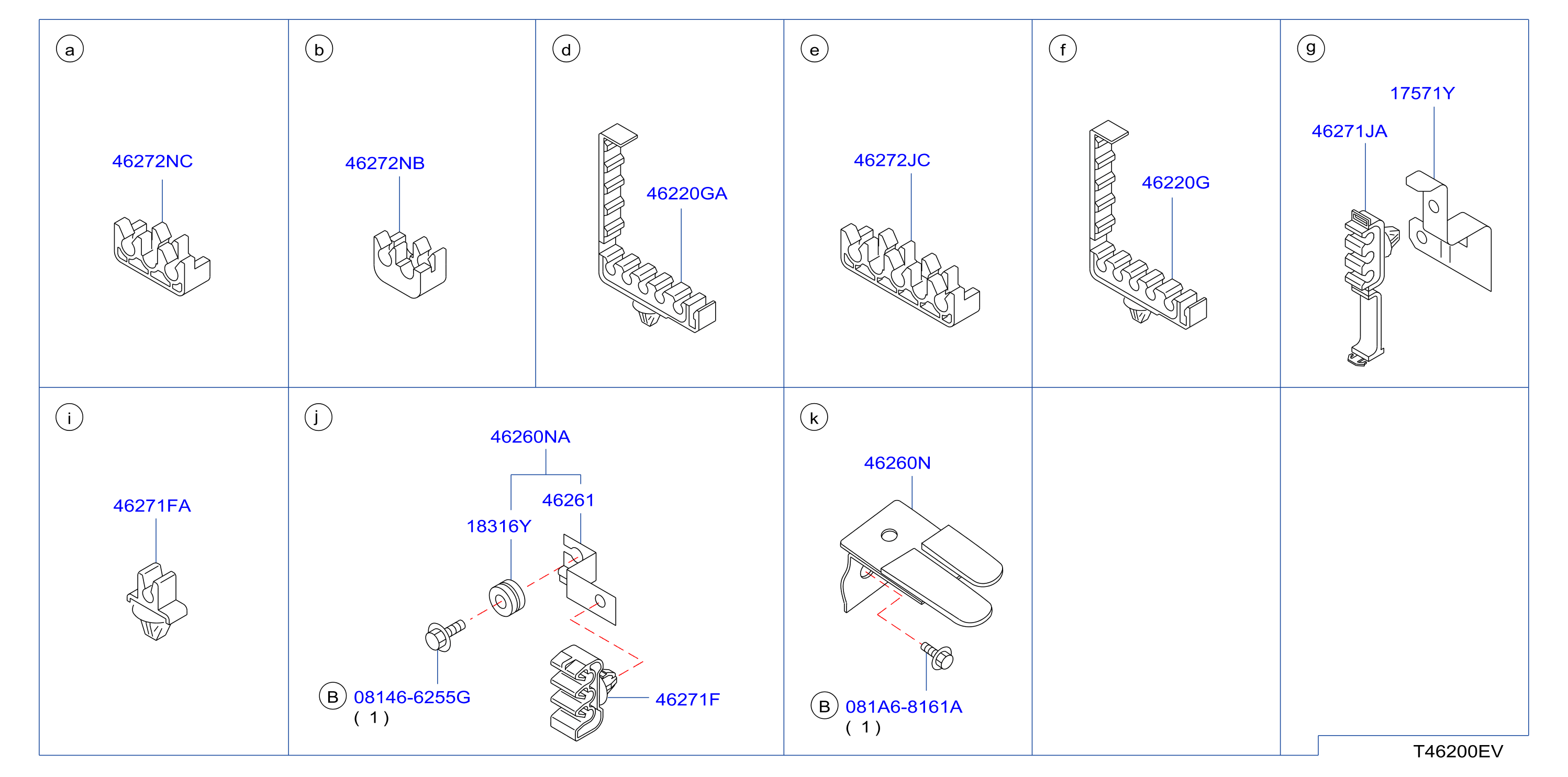 Brake Piping Control Clamp Insulator
