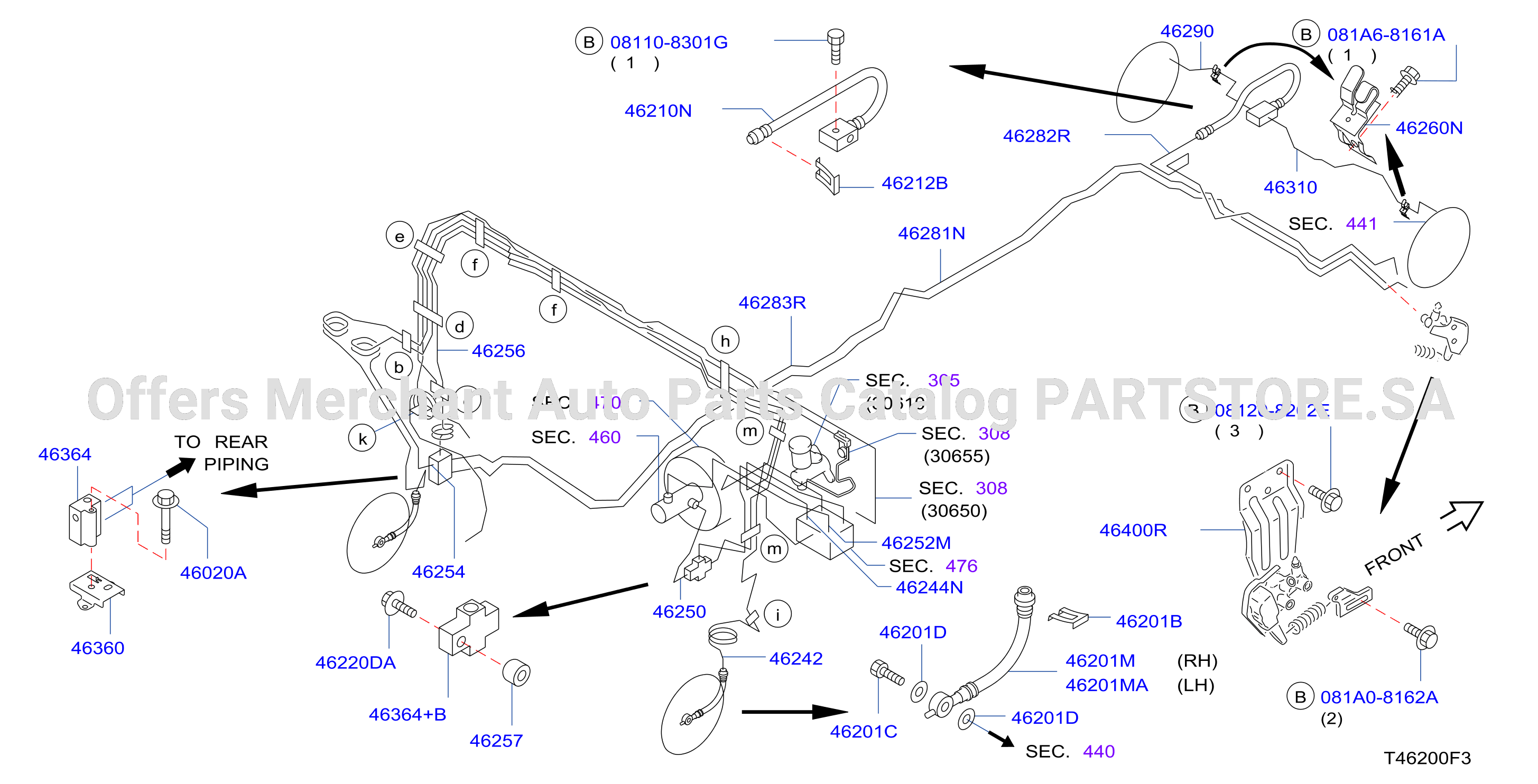Brake Piping Control Piping