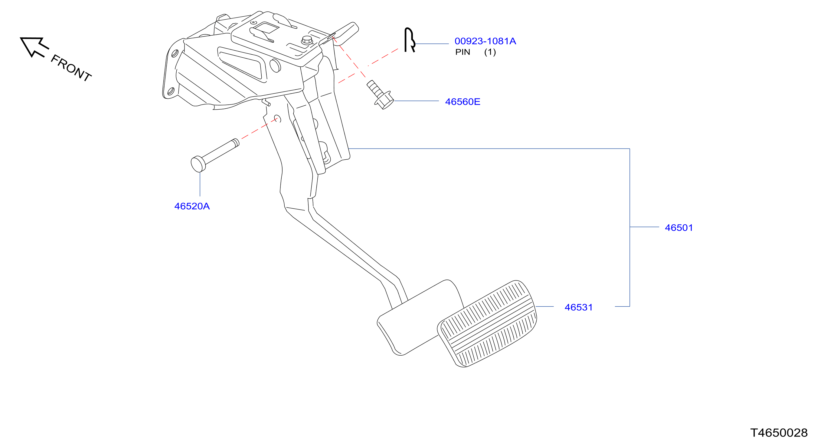 Brake Clutch Pedal At