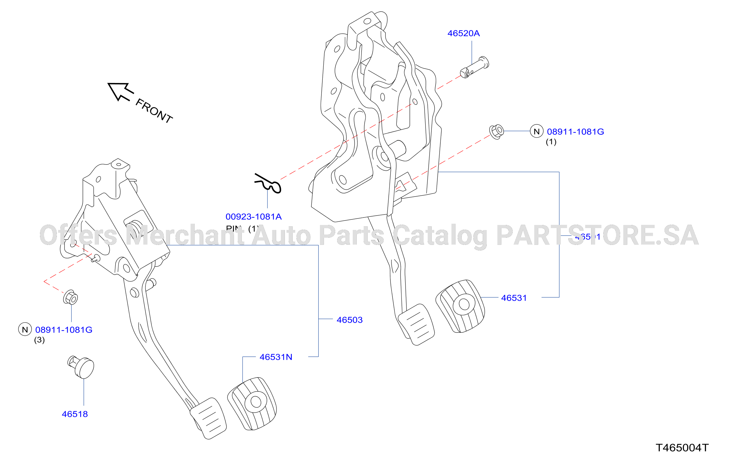 Brake Clutch Pedal
