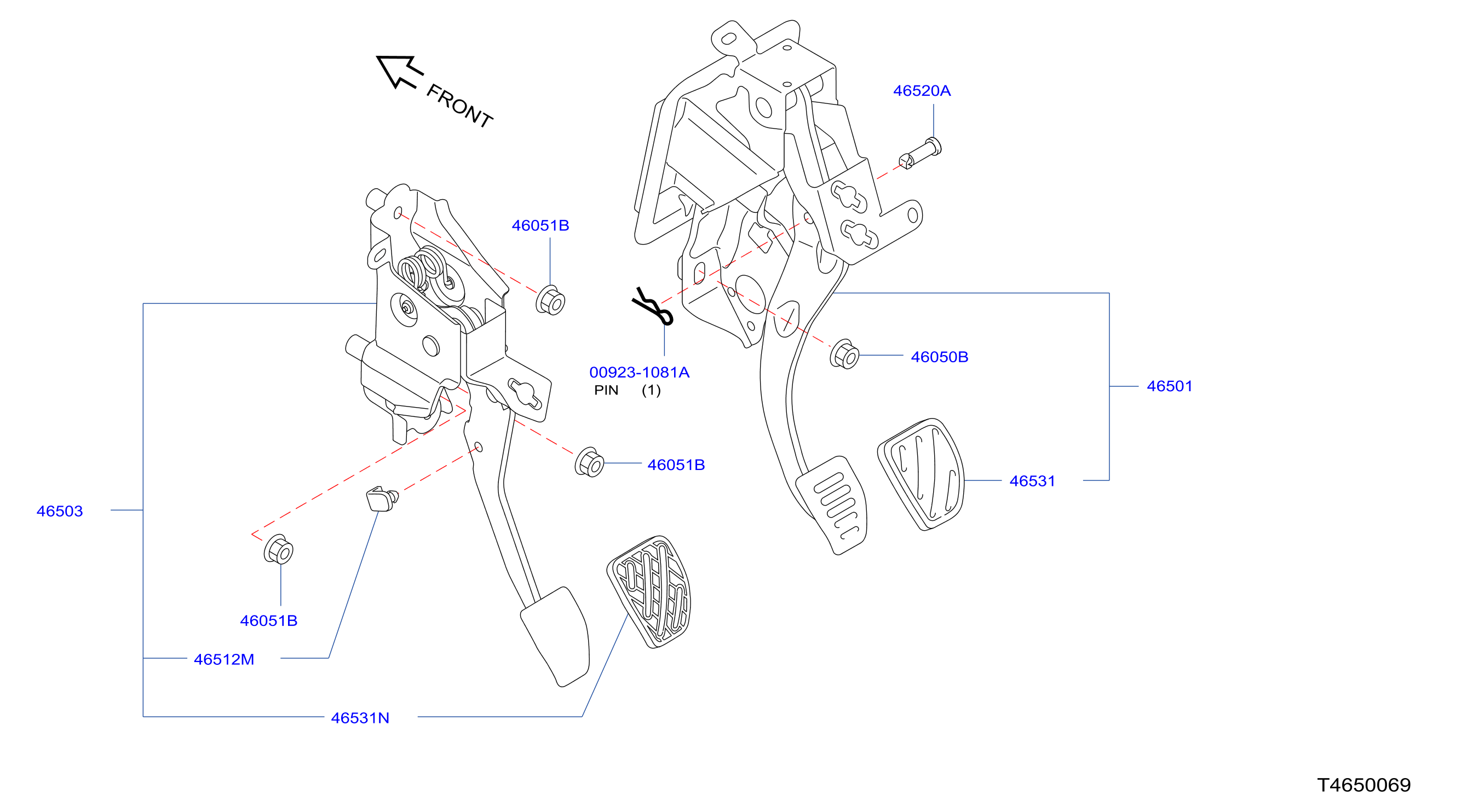 Brake Clutch Pedal
