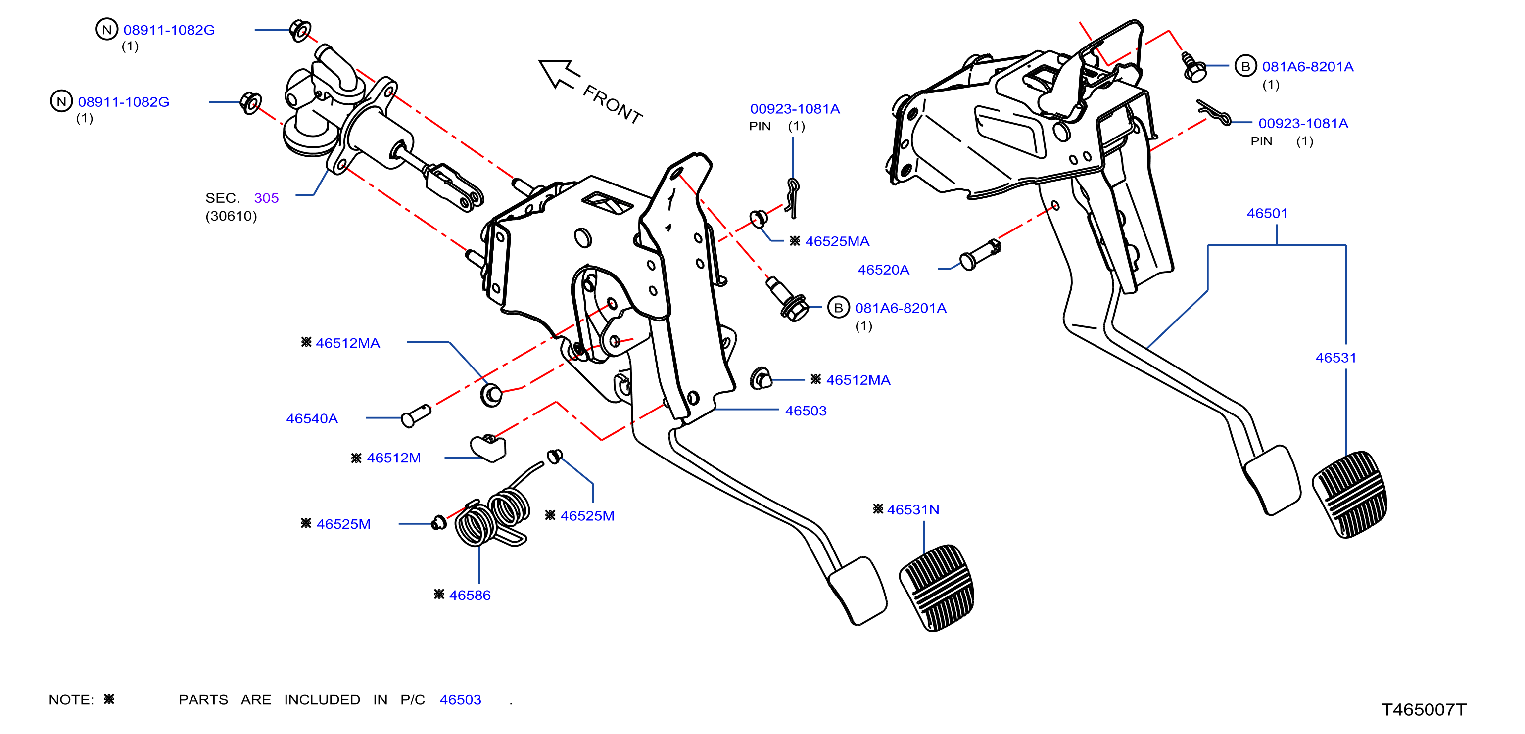 Brake Clutch Pedal