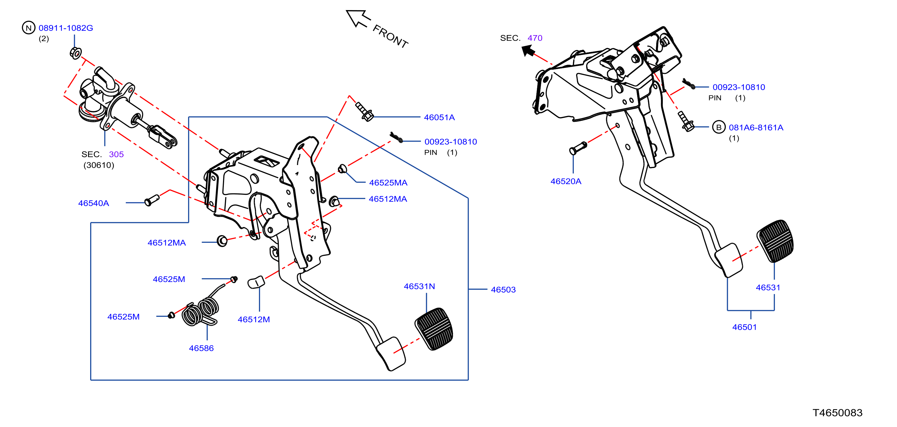 Brake Clutch Pedal