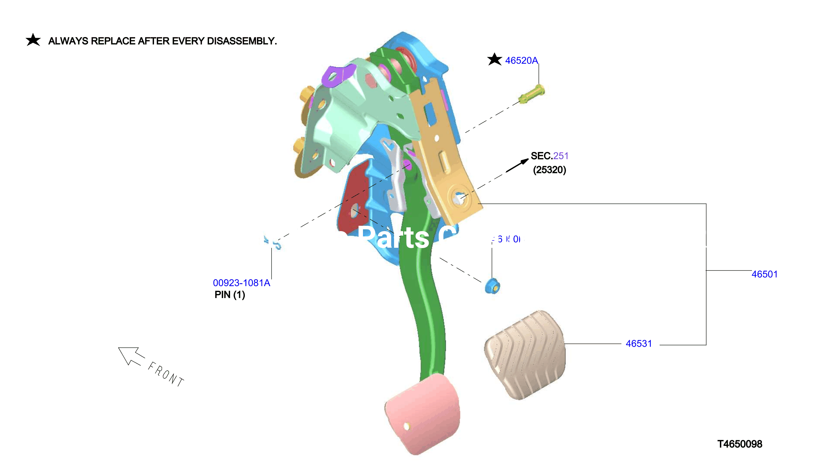 Brake Clutch Pedal