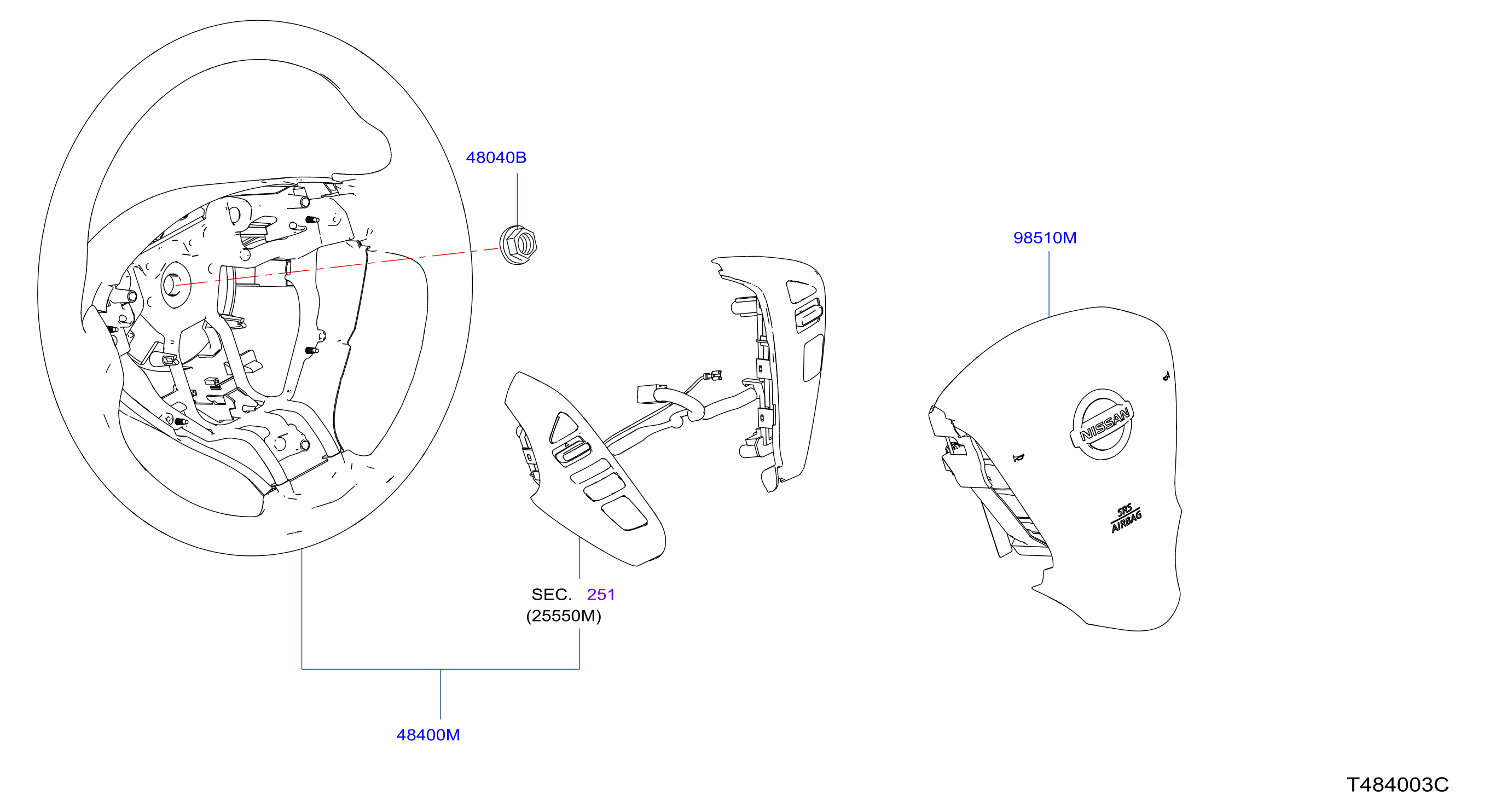 Steering Wheel Twn Pu Dc Au Acsd